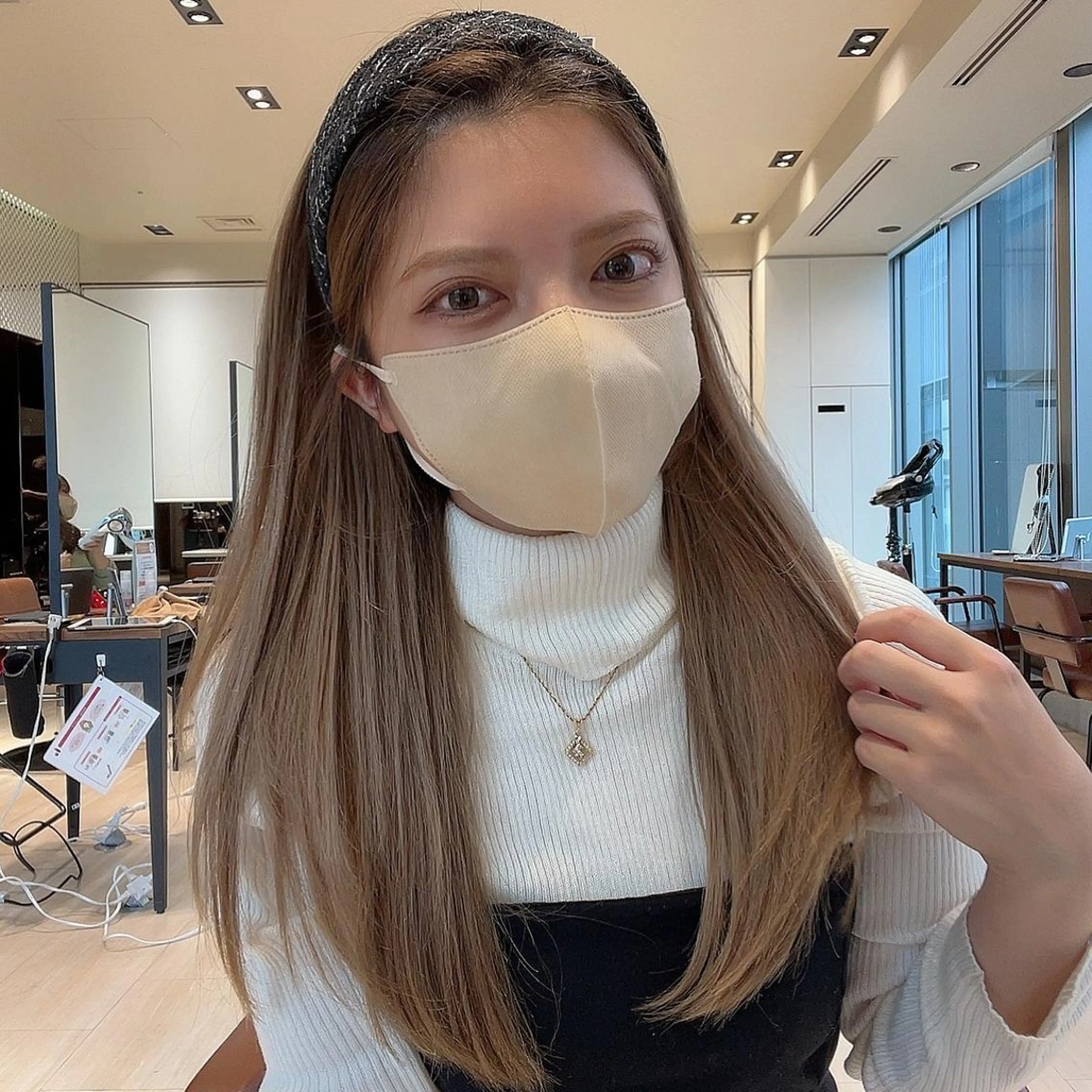 ロング レイヤーカット Je suis heureuse Tres所属・早朝セット☀️ レイヤー/Momoのヘアスタイル