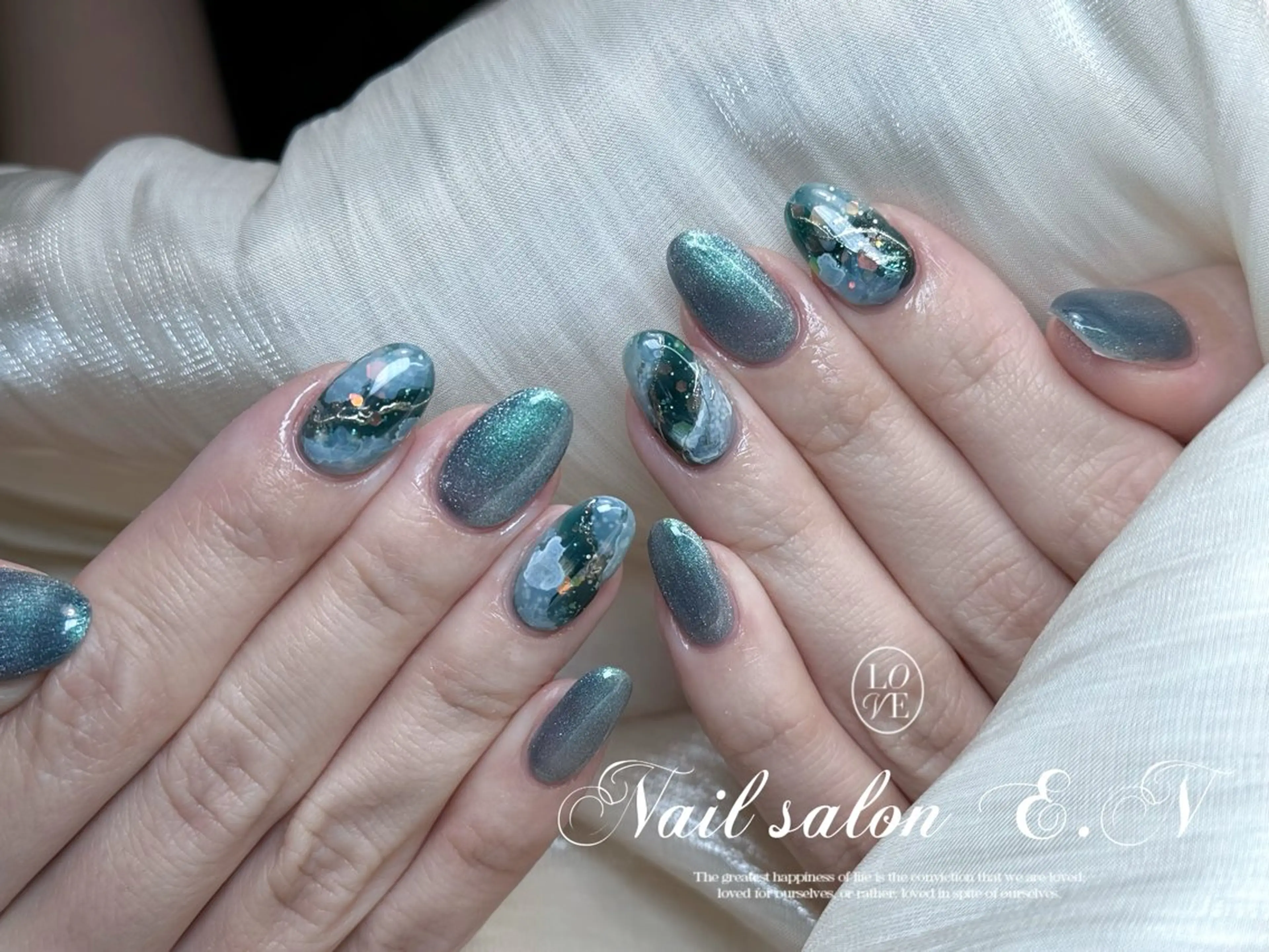 ネイル E.N🦋 長さ出し/持ち込みのネイルデザイン