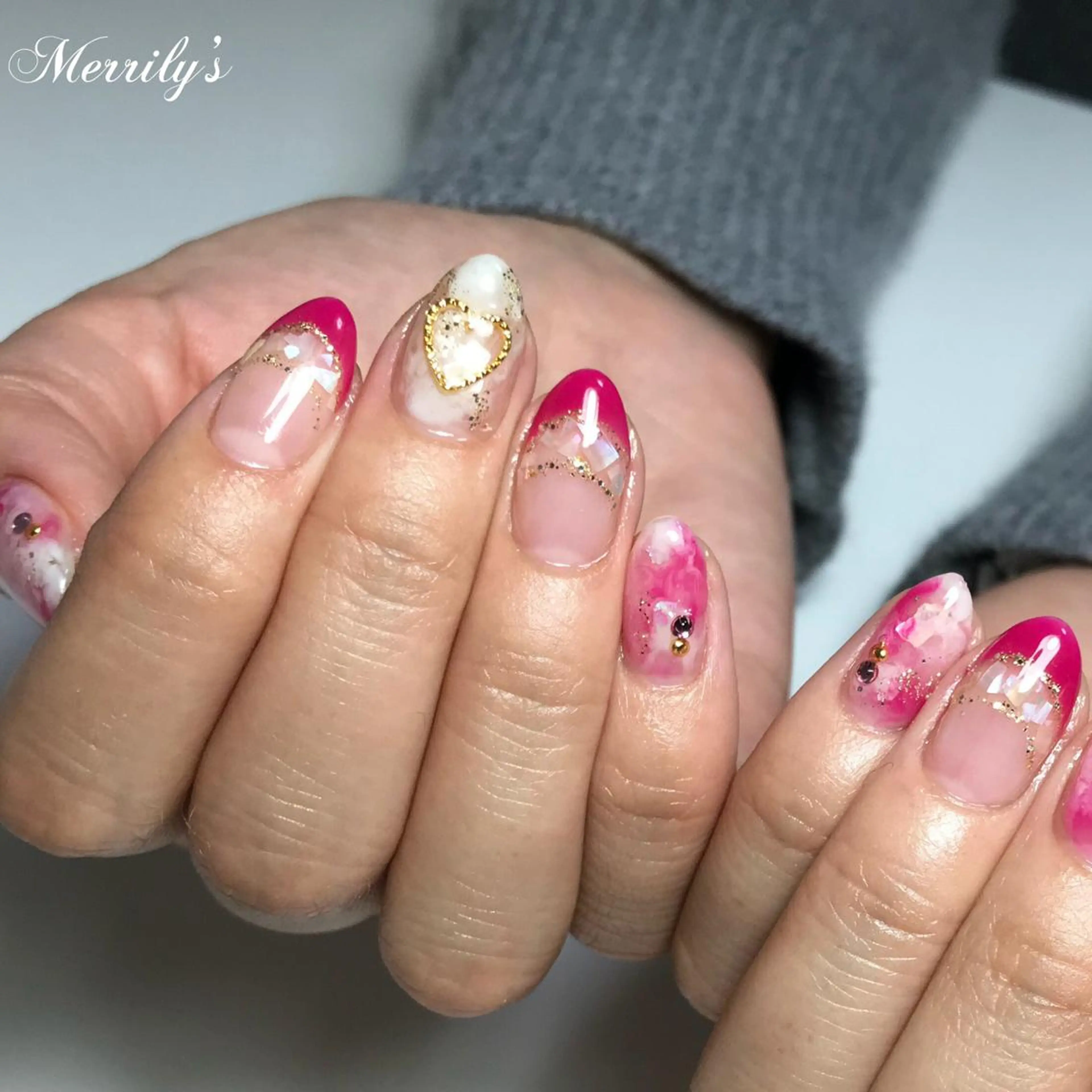 ネイル Merrily's所属・Merrily's Hagi Minaのネイルデザイン