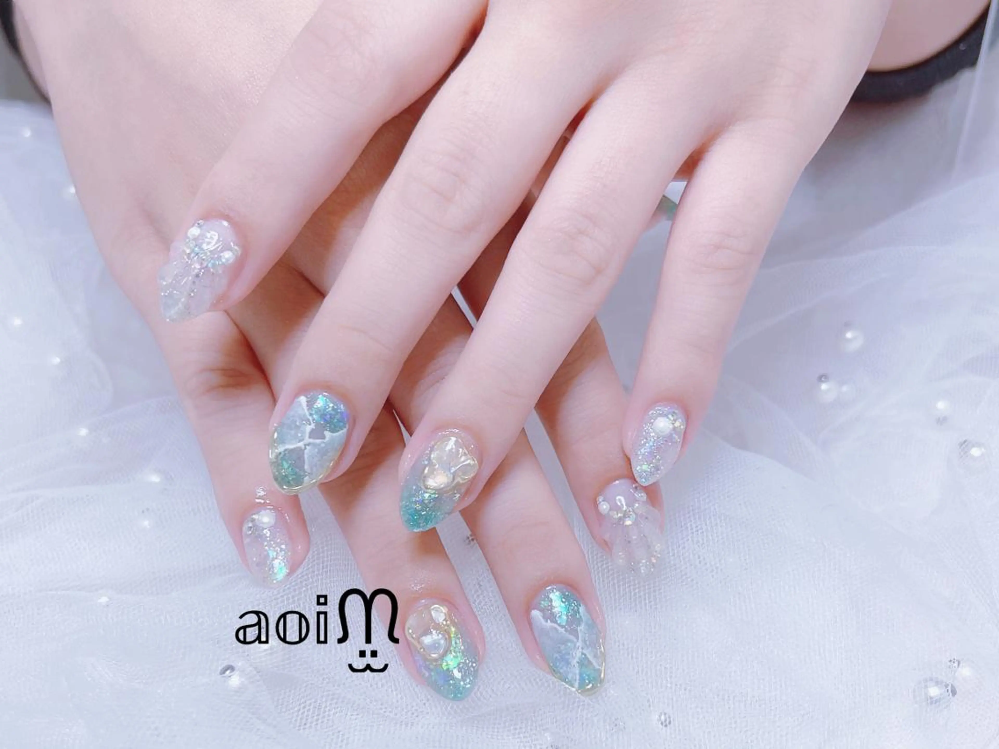 ネイル 葵うさぎ所属・葵うさぎ AIのネイルデザイン