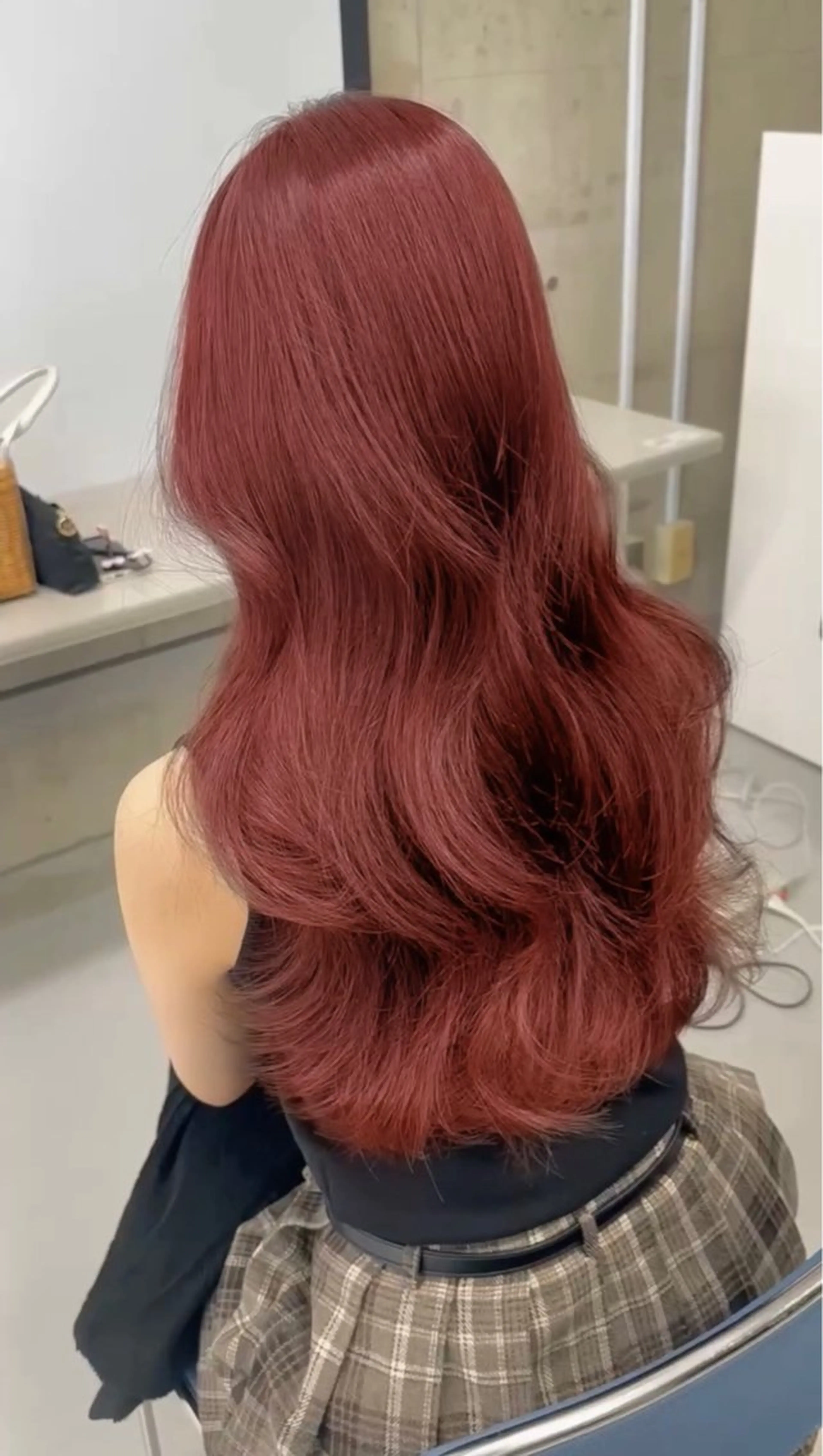 ロング 脱白髪染め/ 髪質改善/ハクのヘアスタイル