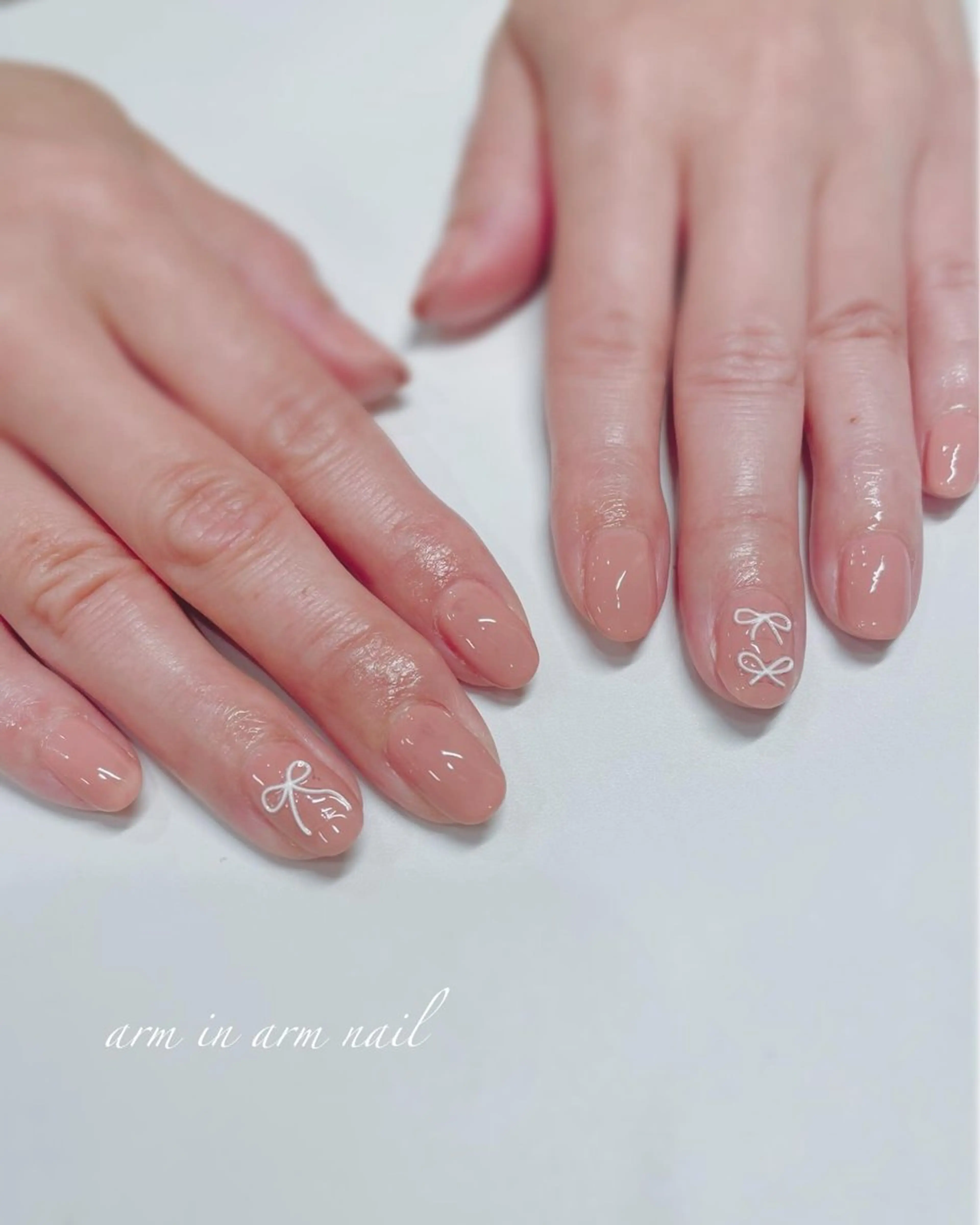 ネイル arm in arm ︎✿Yamamotoのマツエク・マツパデザイン