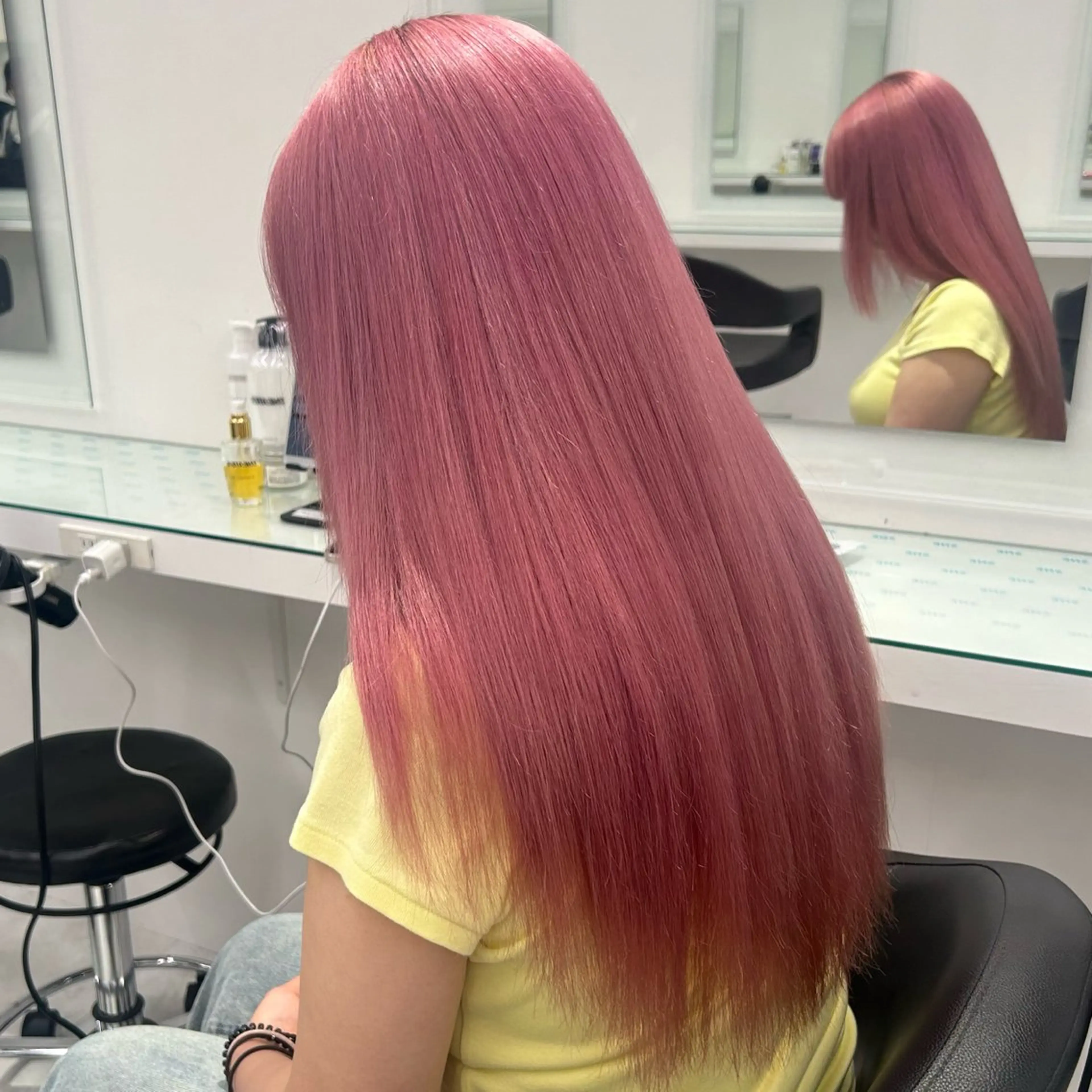 ロング カラー カット ヘアカラー トリートメント ヘアセット 🩷暖色カラー🩷 BONのヘアスタイル