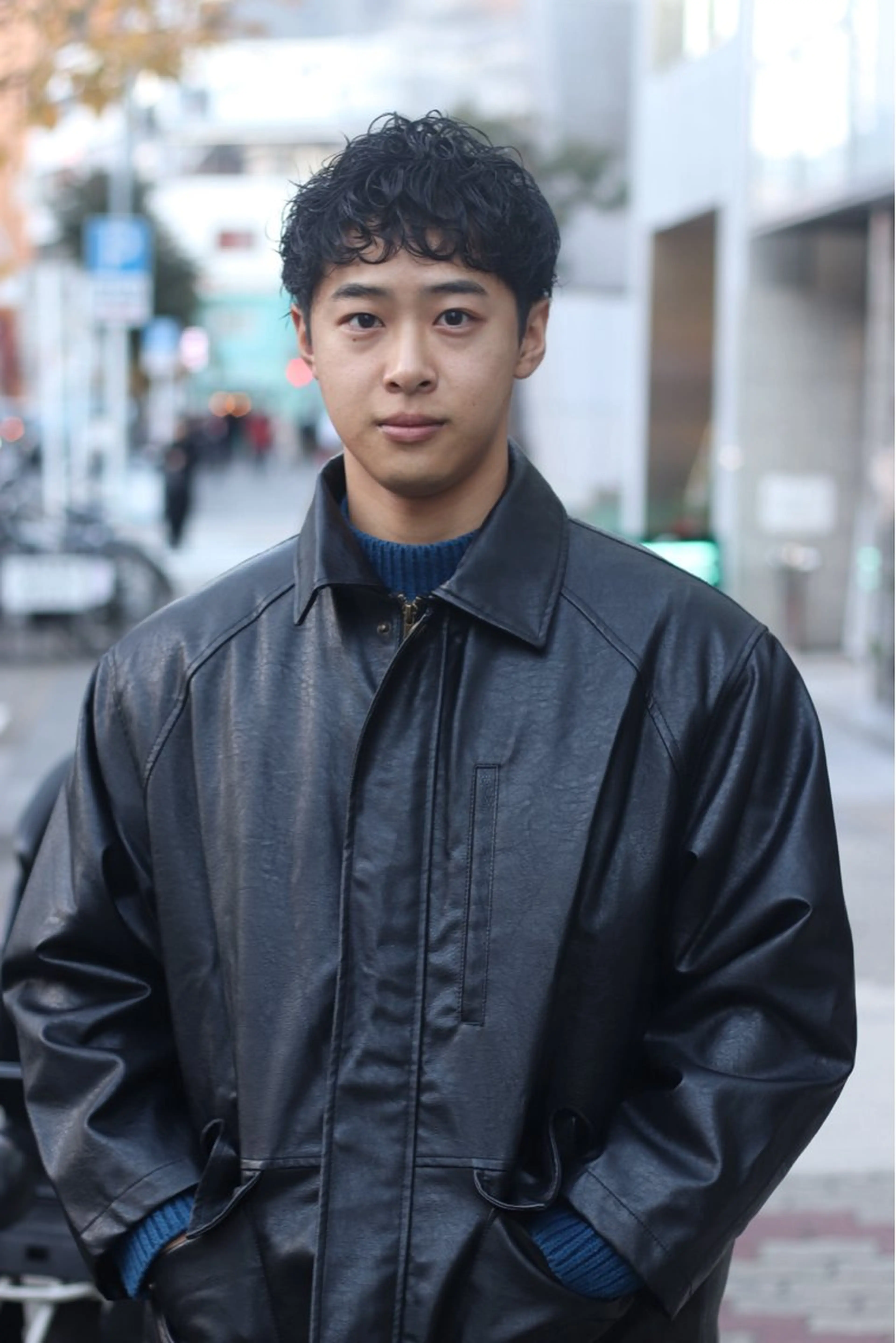 【スタイリング苦手な人向け】楽すぎるメンズパーマ＋カットの写真