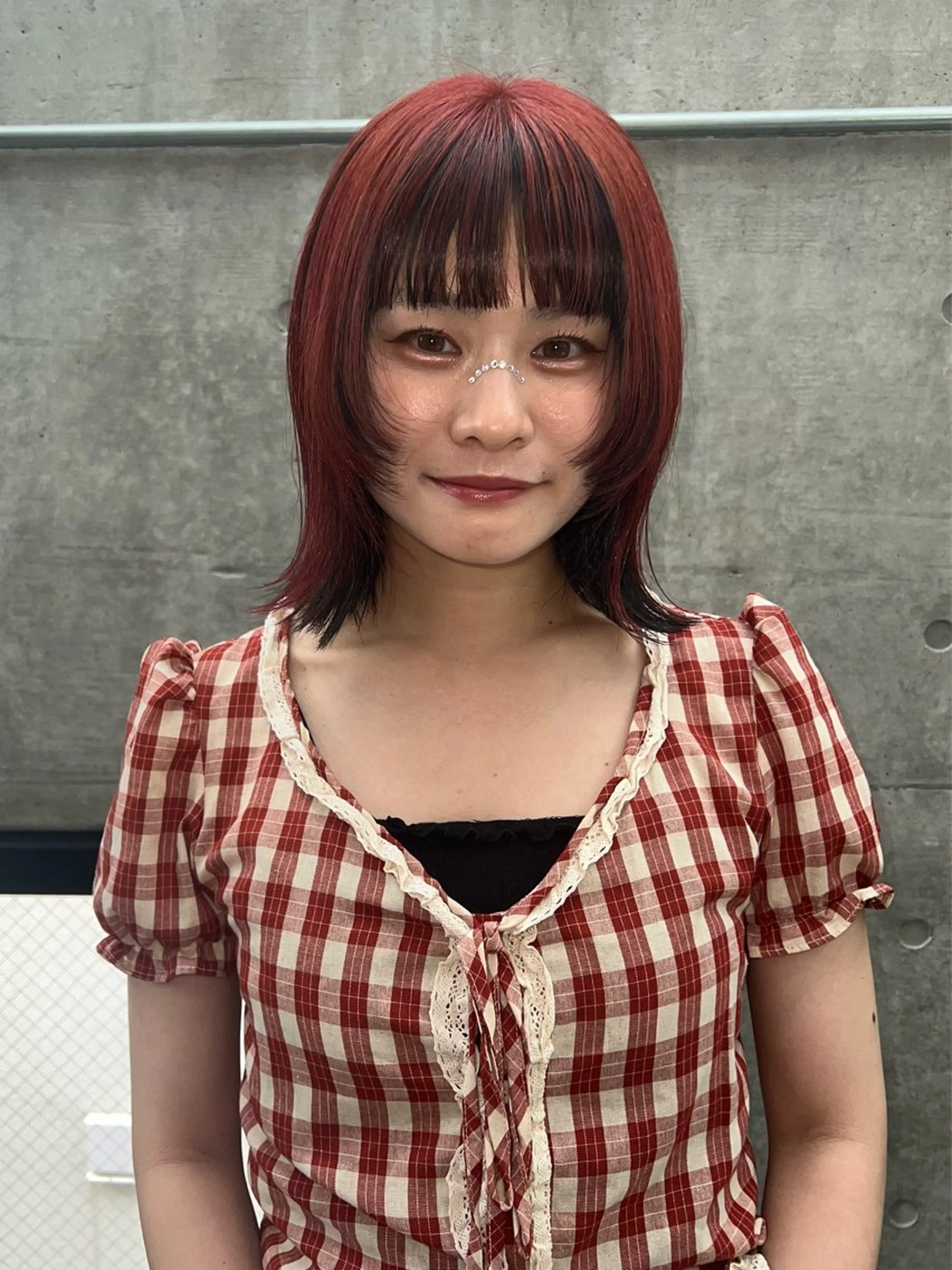 🪩Reinaオリジナル🪩似合わせカット＋ポイントデザインカラー🐺＋3ステップトリートメント🫧の写真