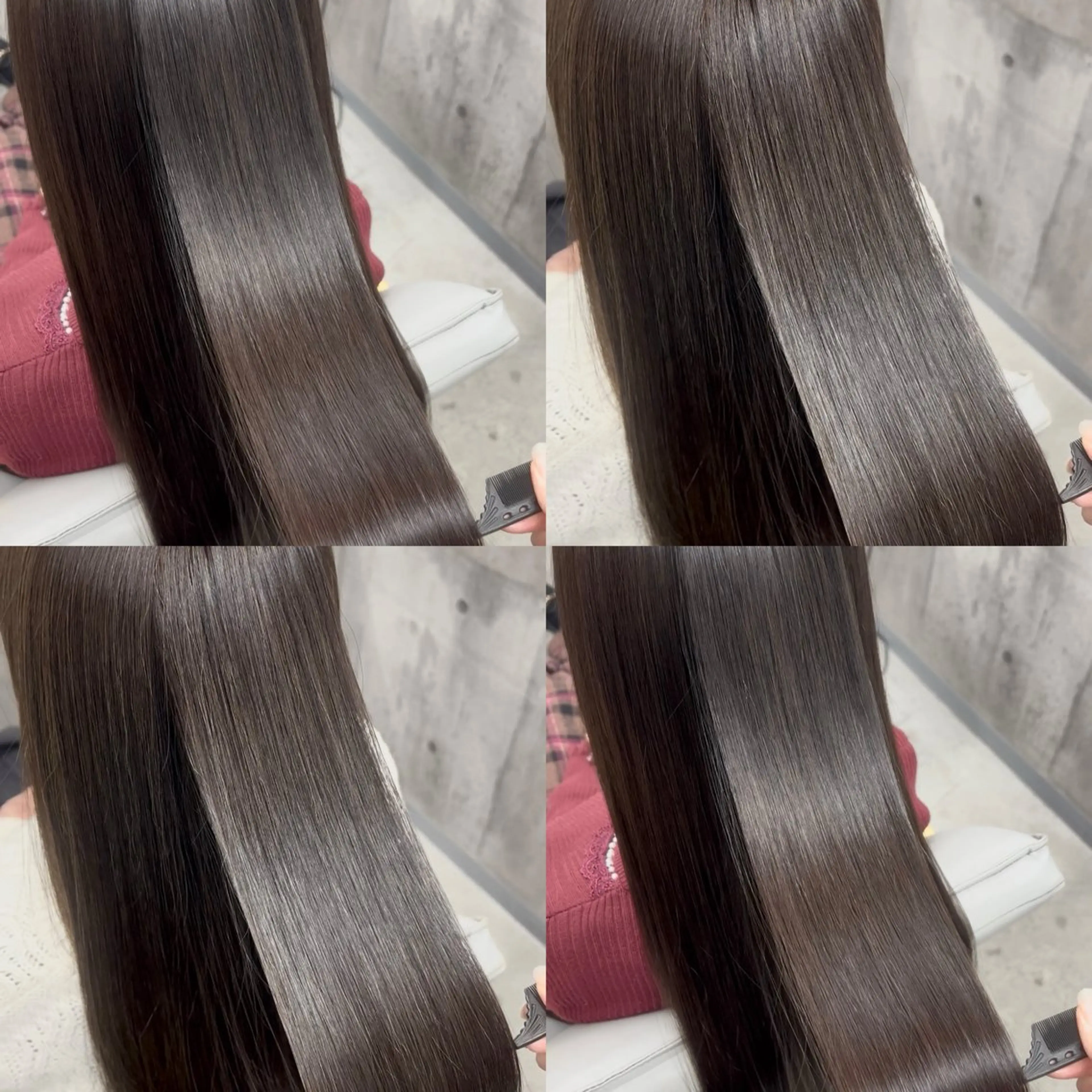 ロング カラー パーマ ブリーチ ハイライトカラー インナーカラー ハイライト 髪質改善 三宮/髪質改善 /縮毛矯正美髪カラーのヘアスタイル