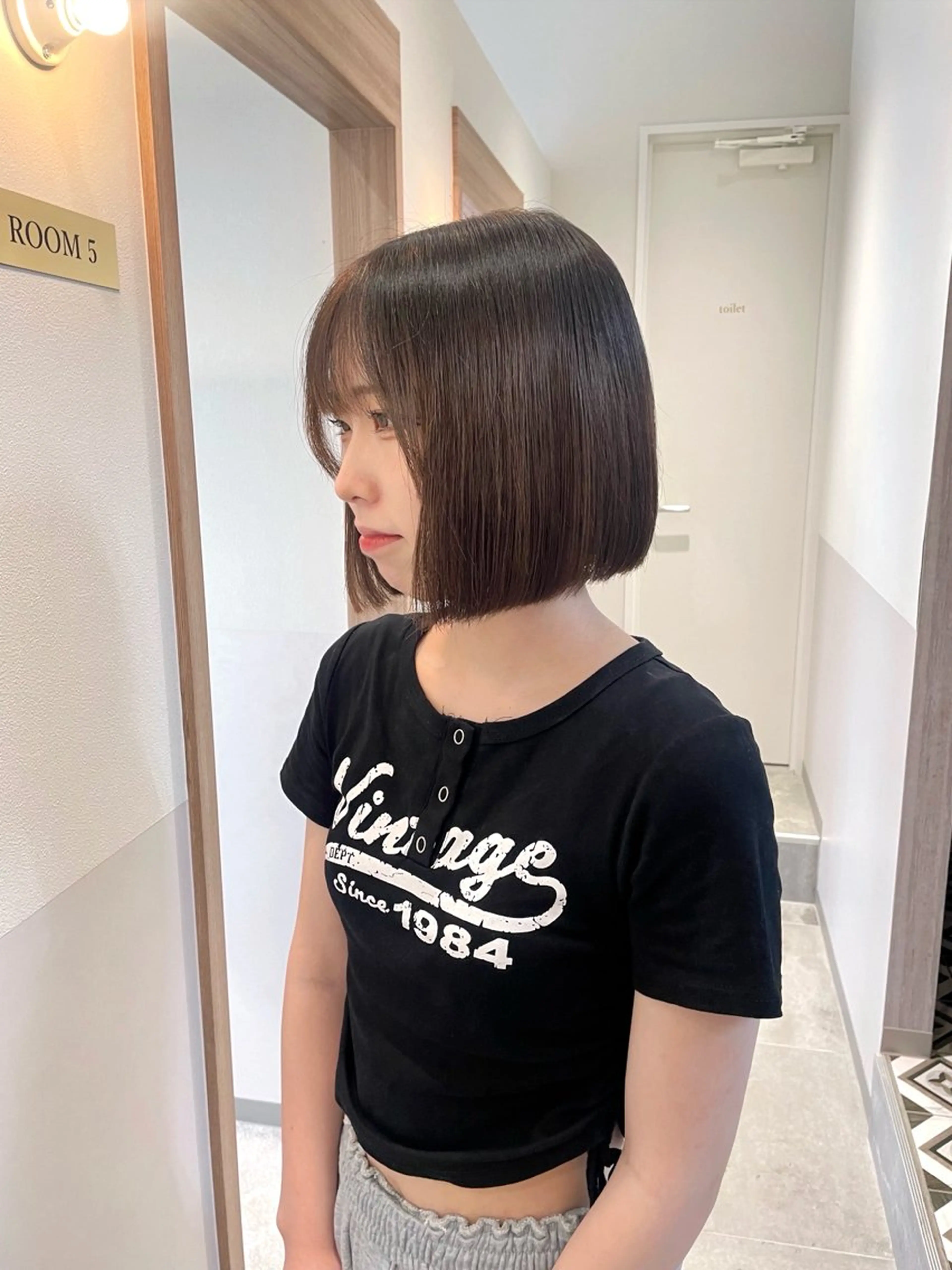 ショート カラー 田中大星 /ボブ 縮毛矯正のヘアスタイル