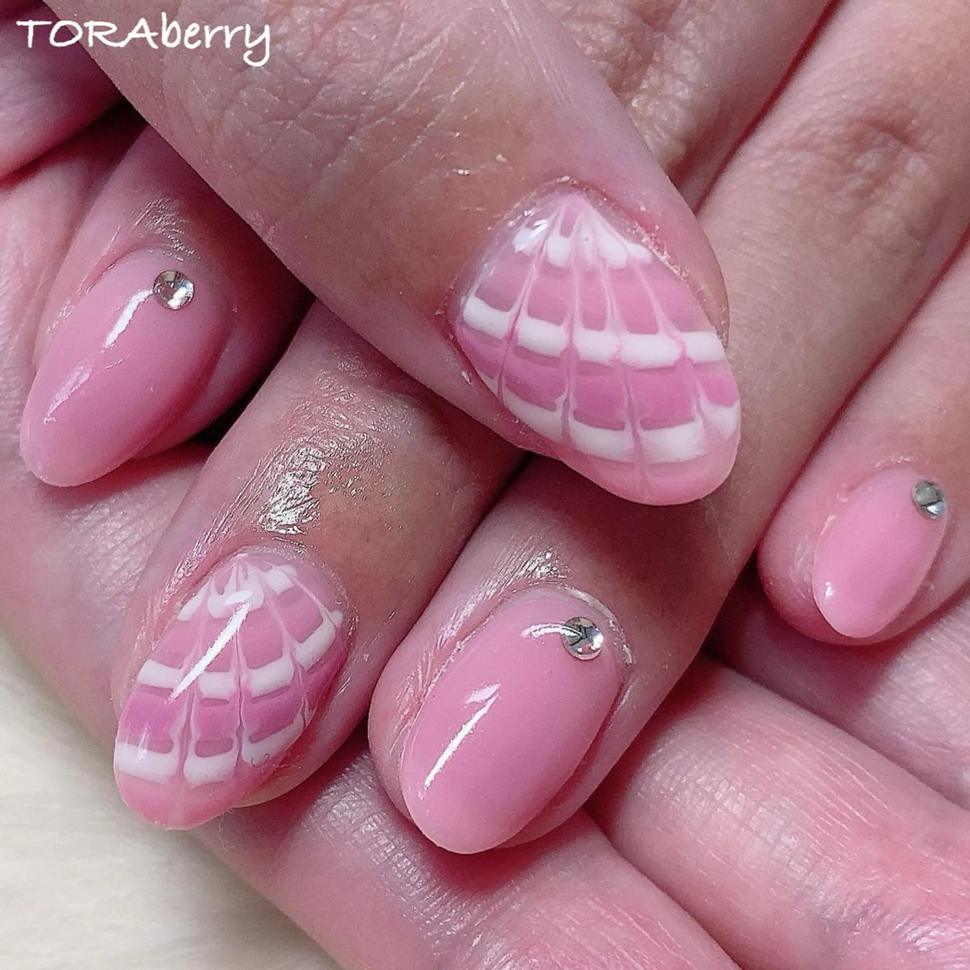 ネイル ピーコックネイル ハンドネイル ネイリスト なつみのネイルデザイン