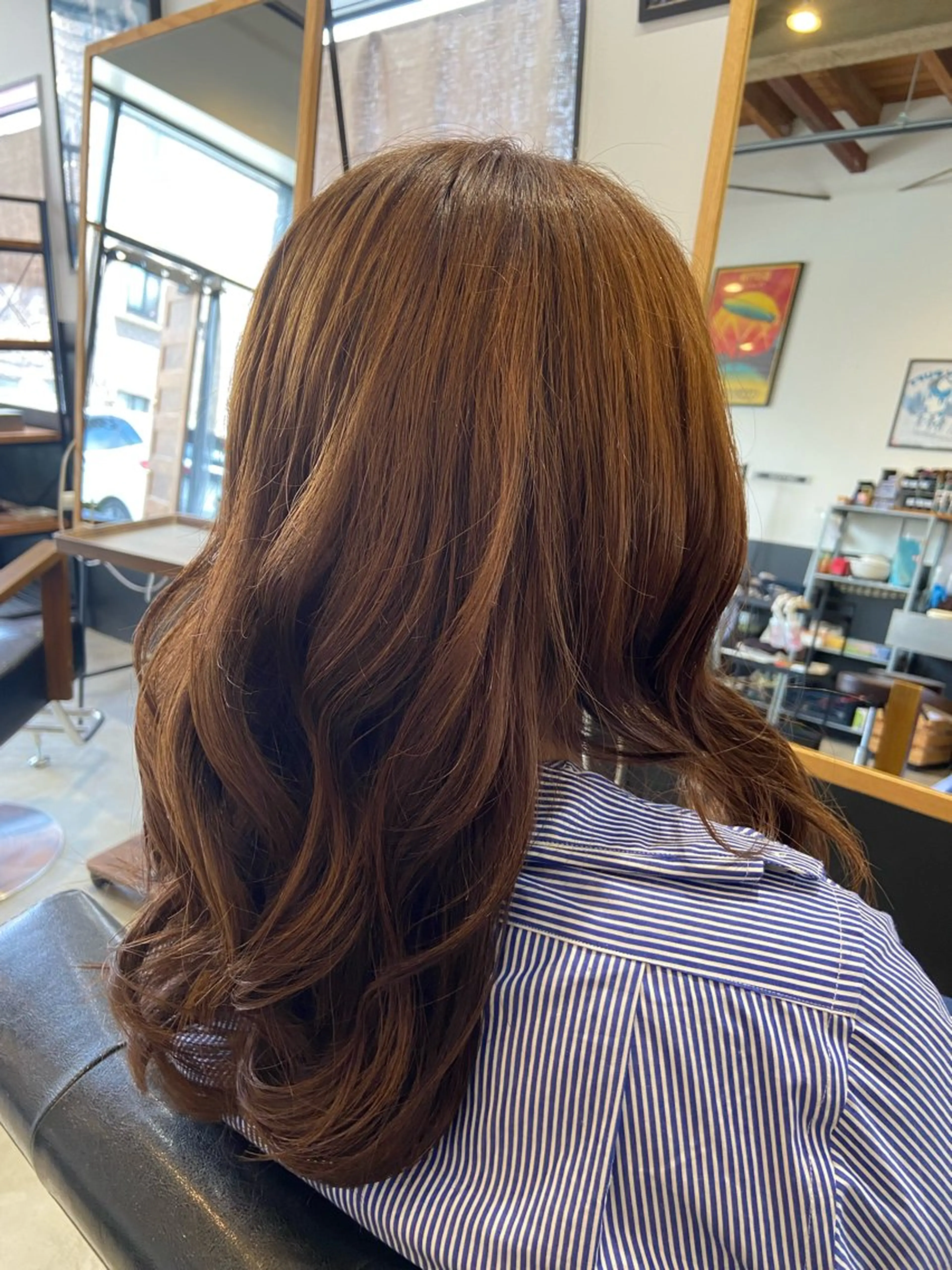 セミロング アッシュ カット ヘアカラー hair salon TOKUNAGA所属・💫縮毛矯正/ カット💫徳永あい子のヘアスタイル