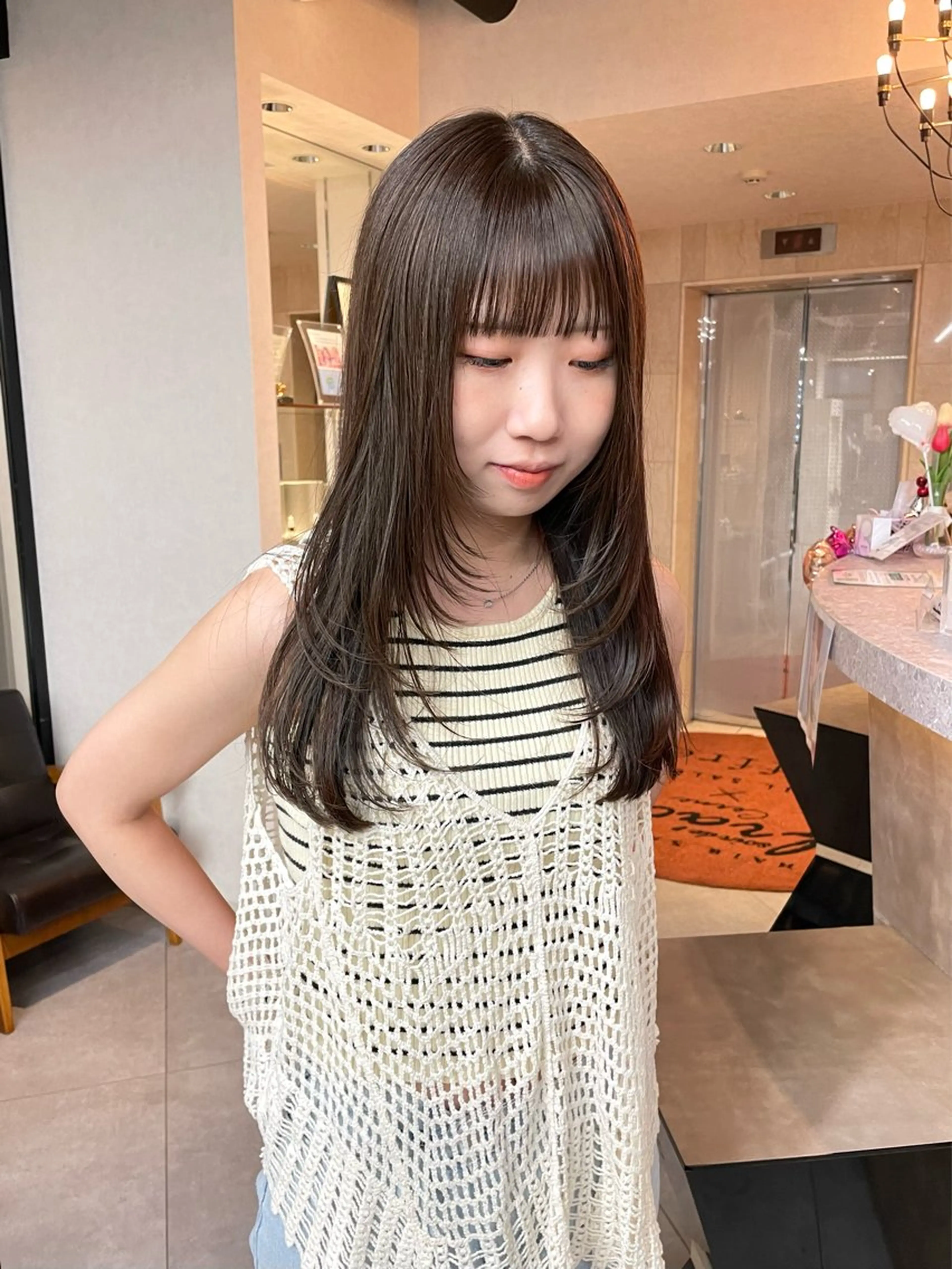 【2・3回目来店の方限定】カラー+トリートメント¥6600の写真