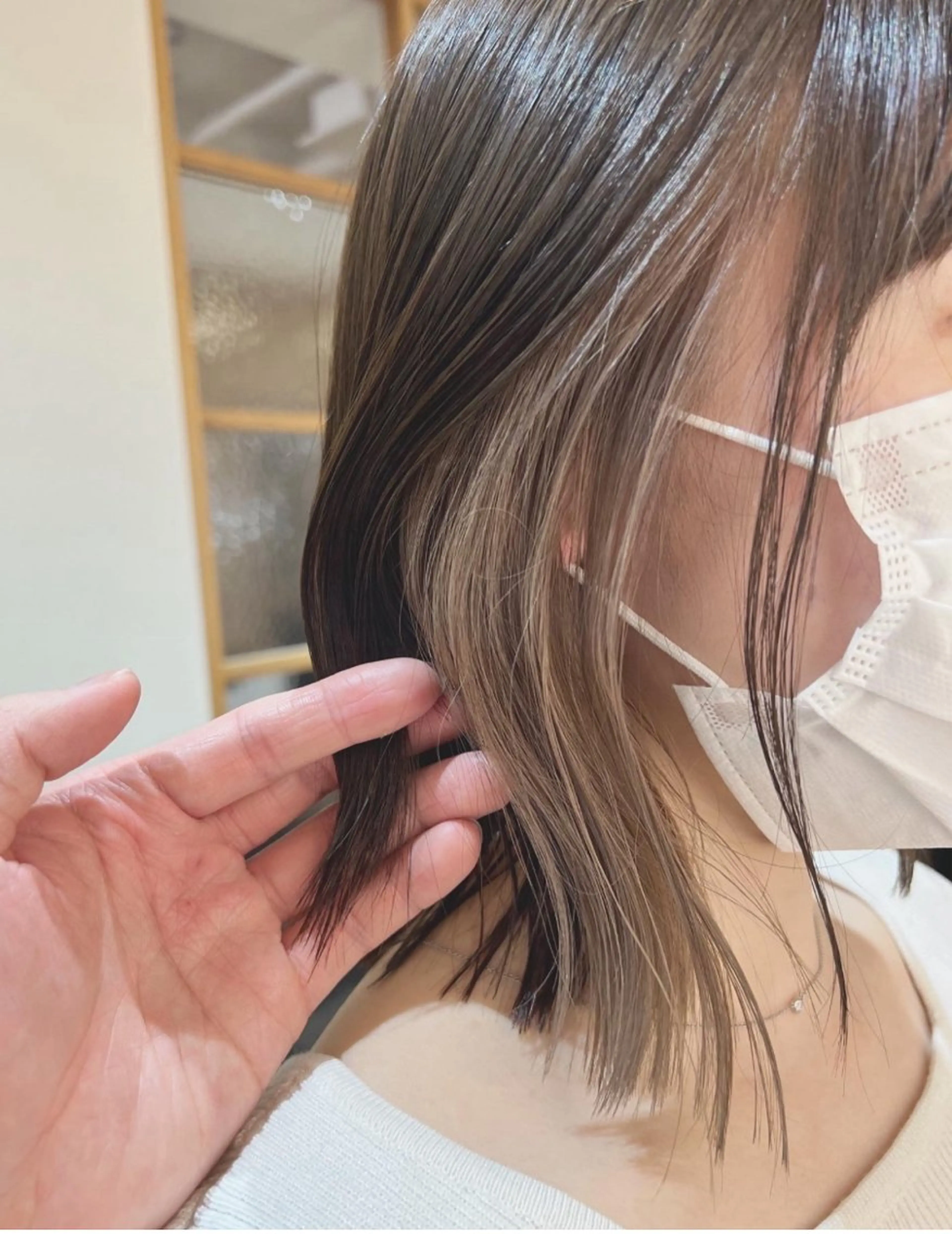 カラー ヘアカラー 阿部 翔一郎/暖色系カラーのヘアスタイル