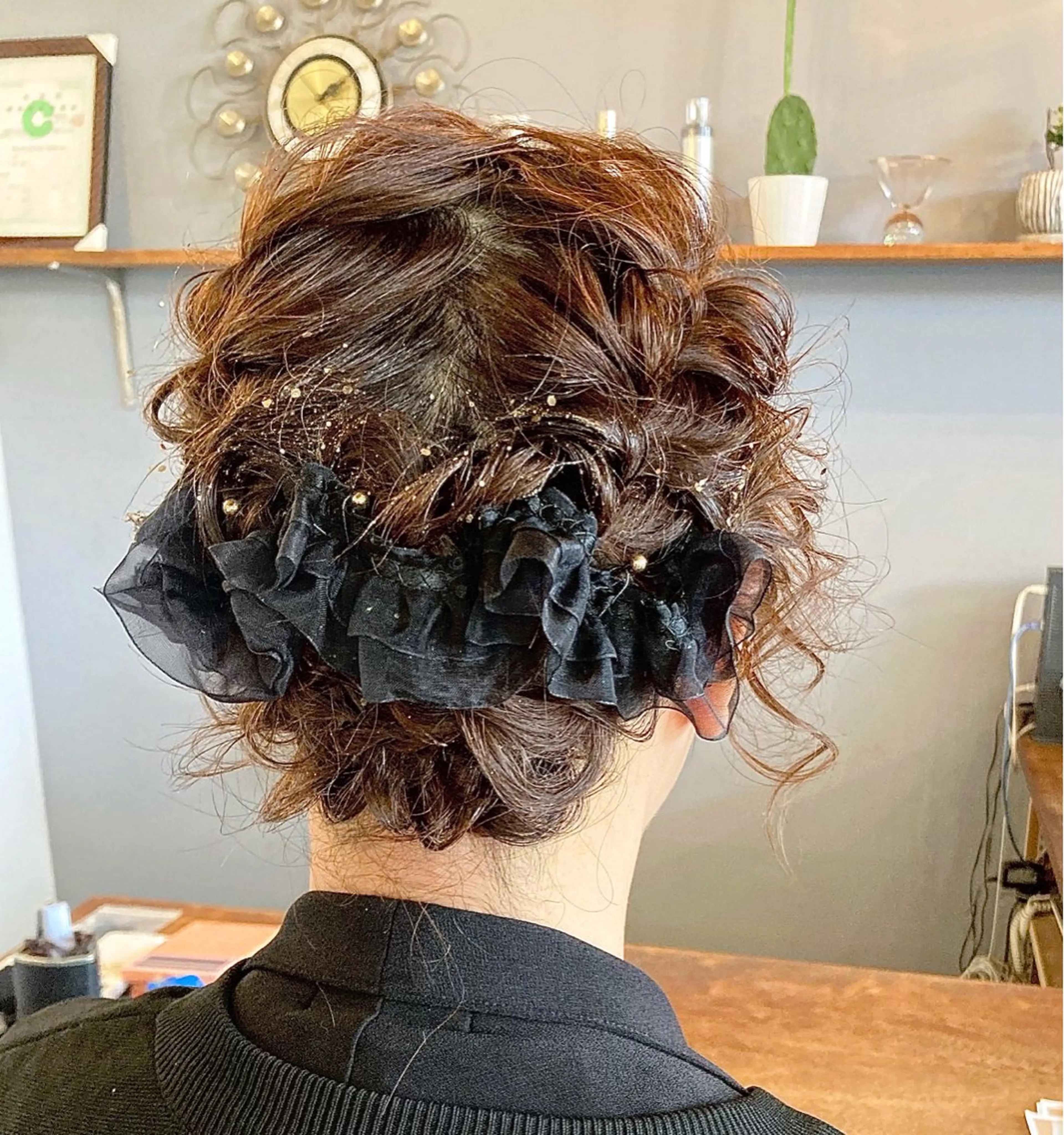 パーティヘアセットの写真
