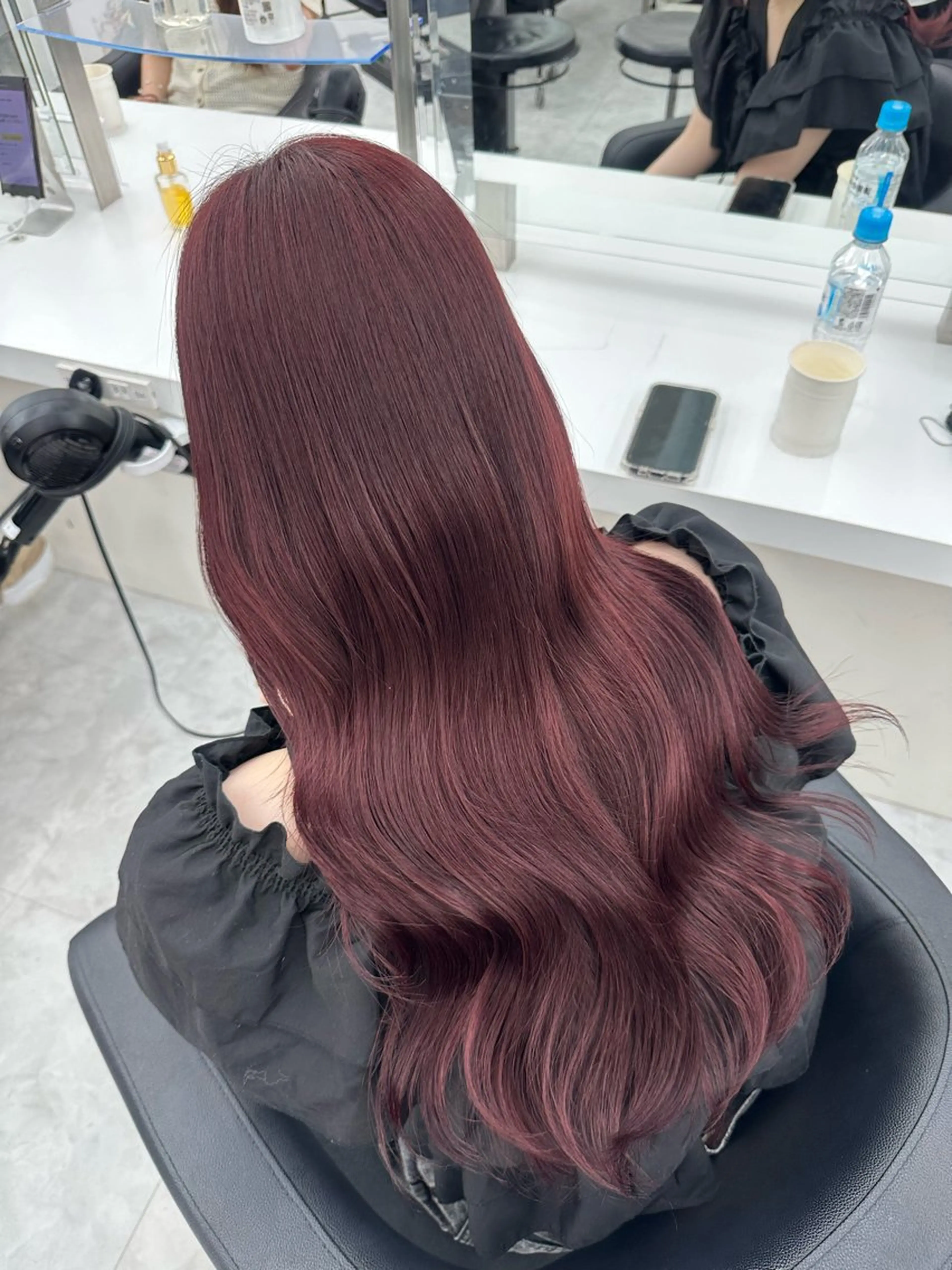 ロング カラー カット ヘアカラー トリートメント ♦️韓国トレンド暖色 🫗kazuki♦️のヘアスタイル