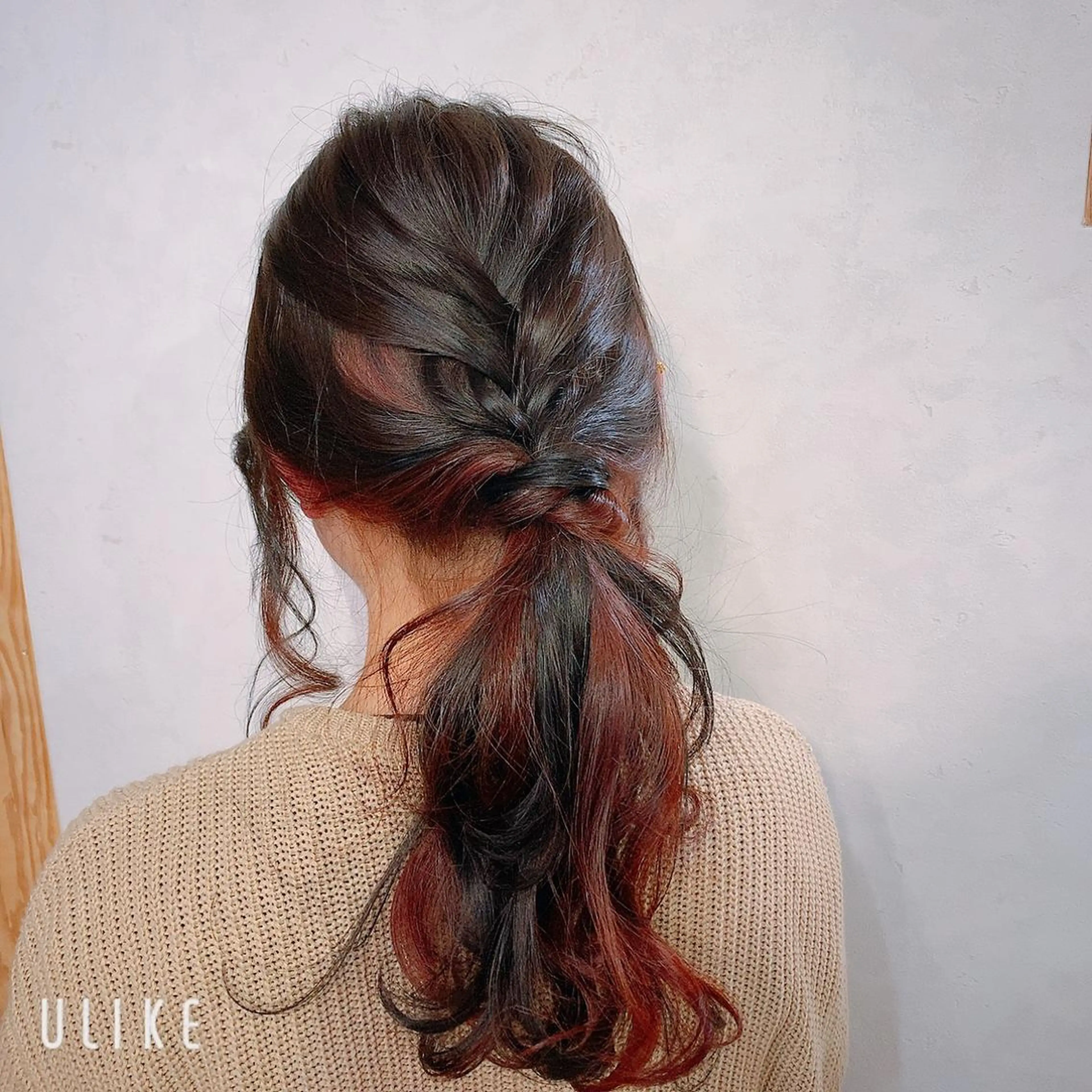 セミロング チカ/暖色系カラー/ おまかせ大歓迎のヘアスタイル