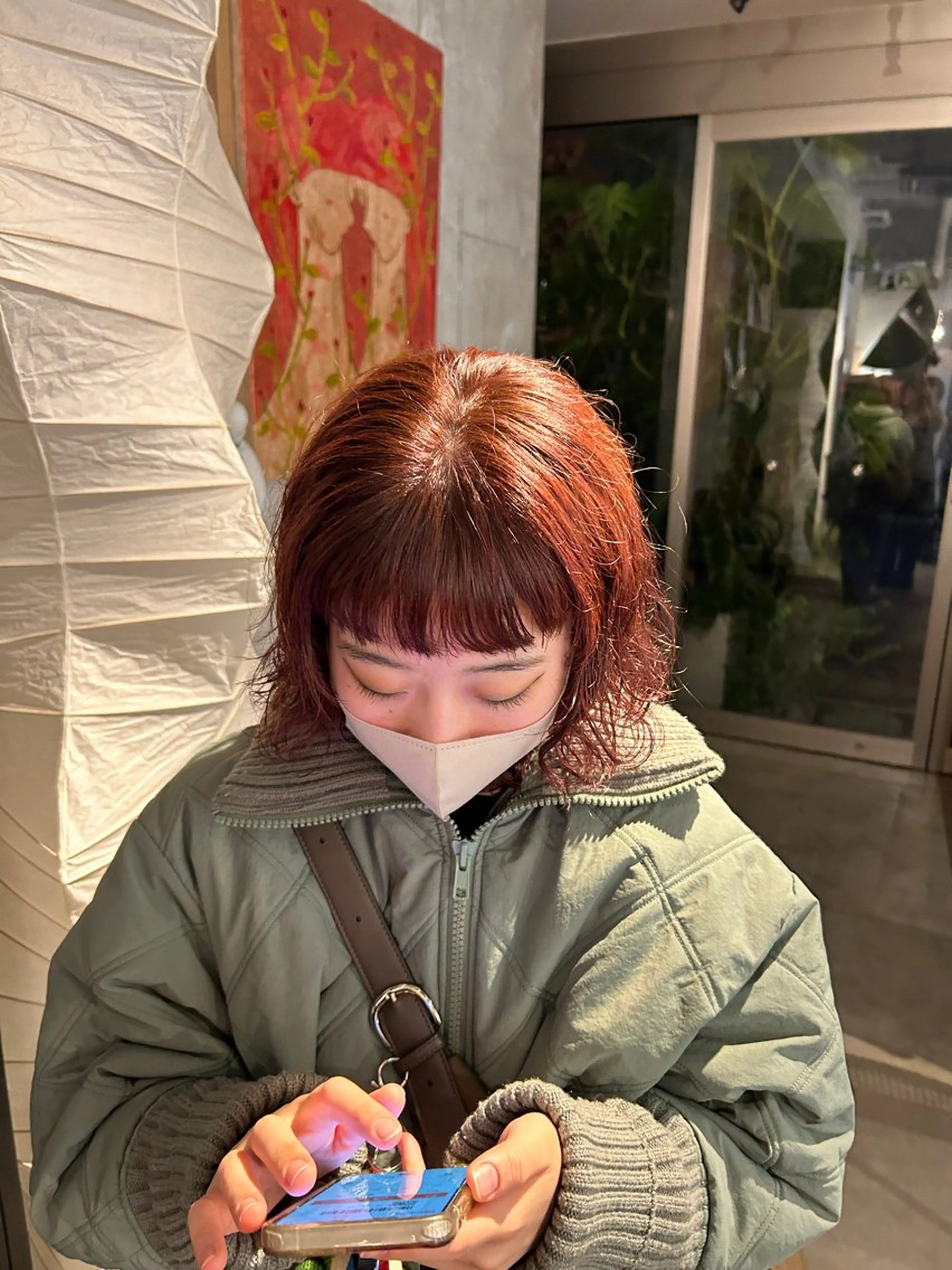 カラー ヘアカラー 植田 瑠菜のヘアスタイル