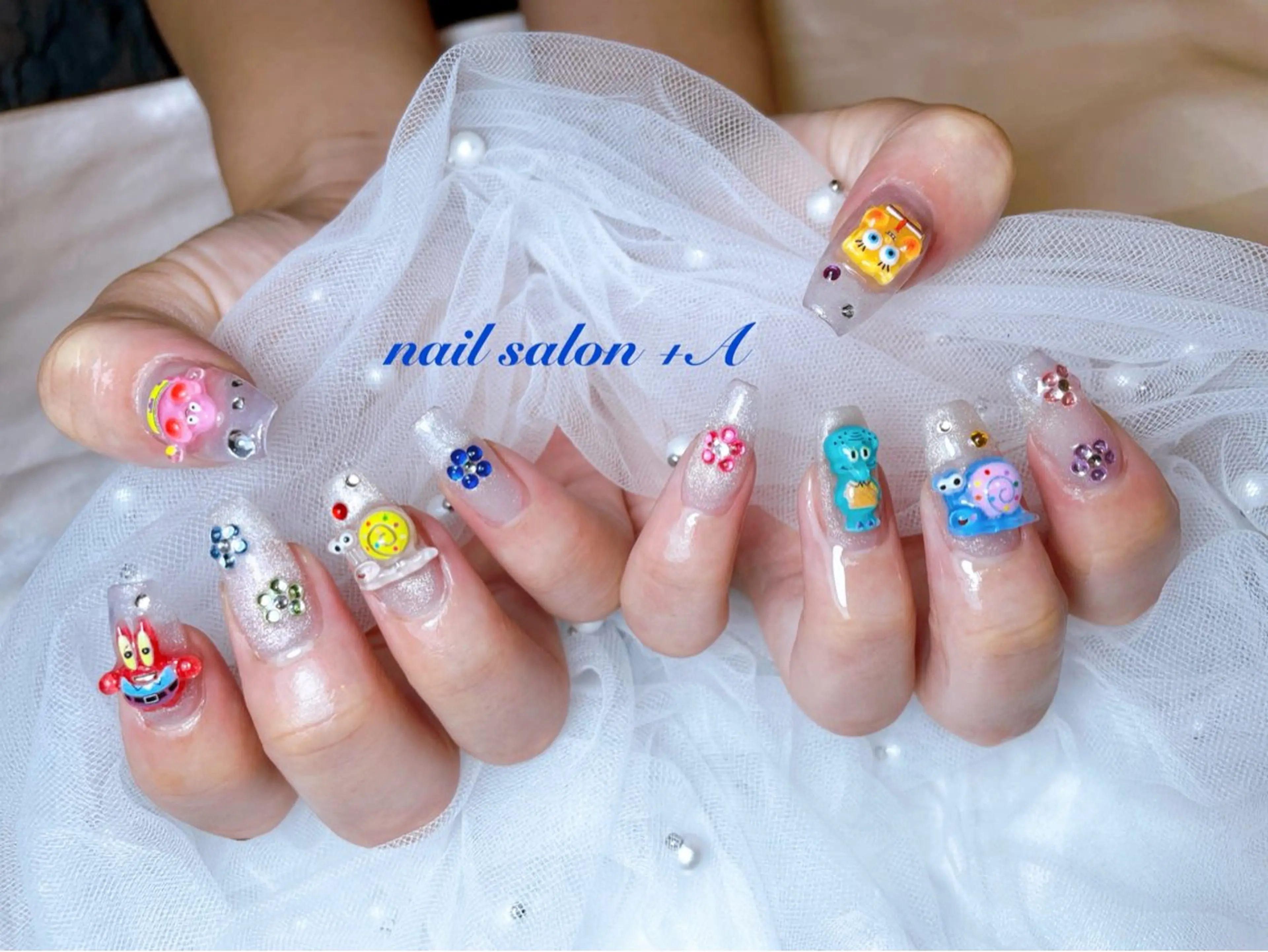 ミディアム ハンドネイル nail salon +A所属・Nail Salon +Aのネイルデザイン