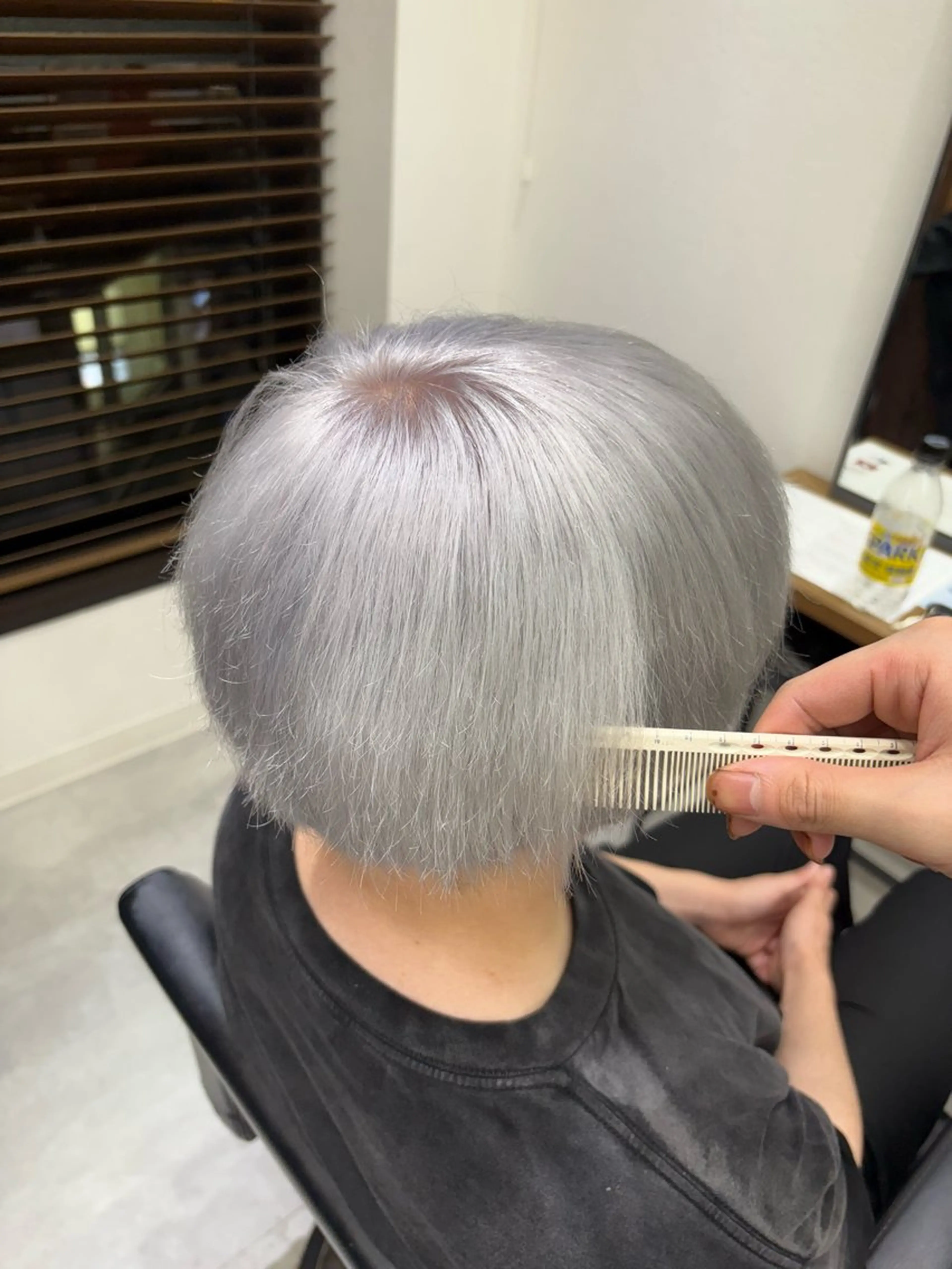 ショート カラー デザインカラー ハイライトカラー ハイトーンカラー インナーカラー シルバー ヘアカラー SHUNTA✨ NEXT/ブリーチのヘアスタイル