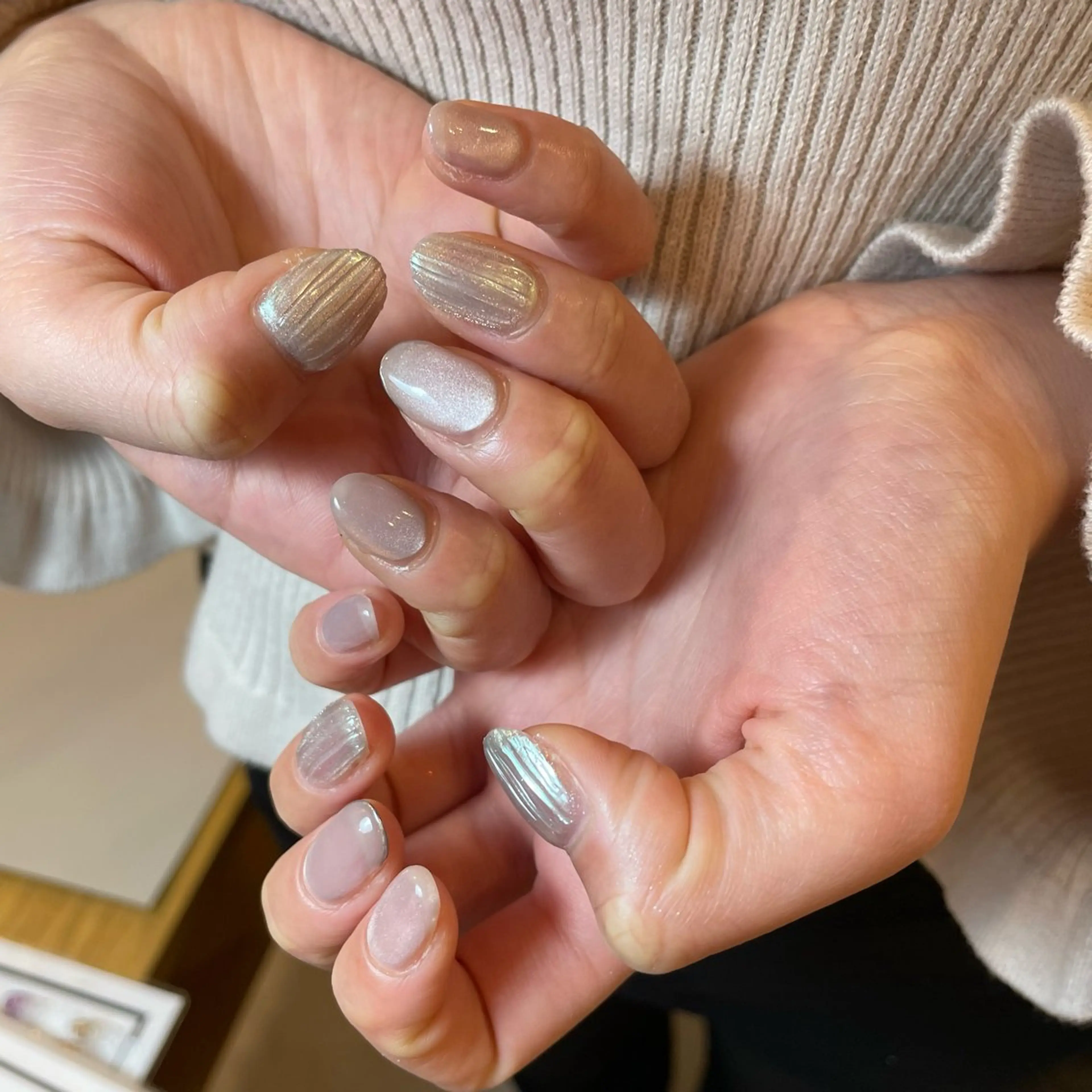 ネイル シンプルネイル eyelash&nail YUZUME所属・Narumi/ YUZUME銀座のネイルデザイン