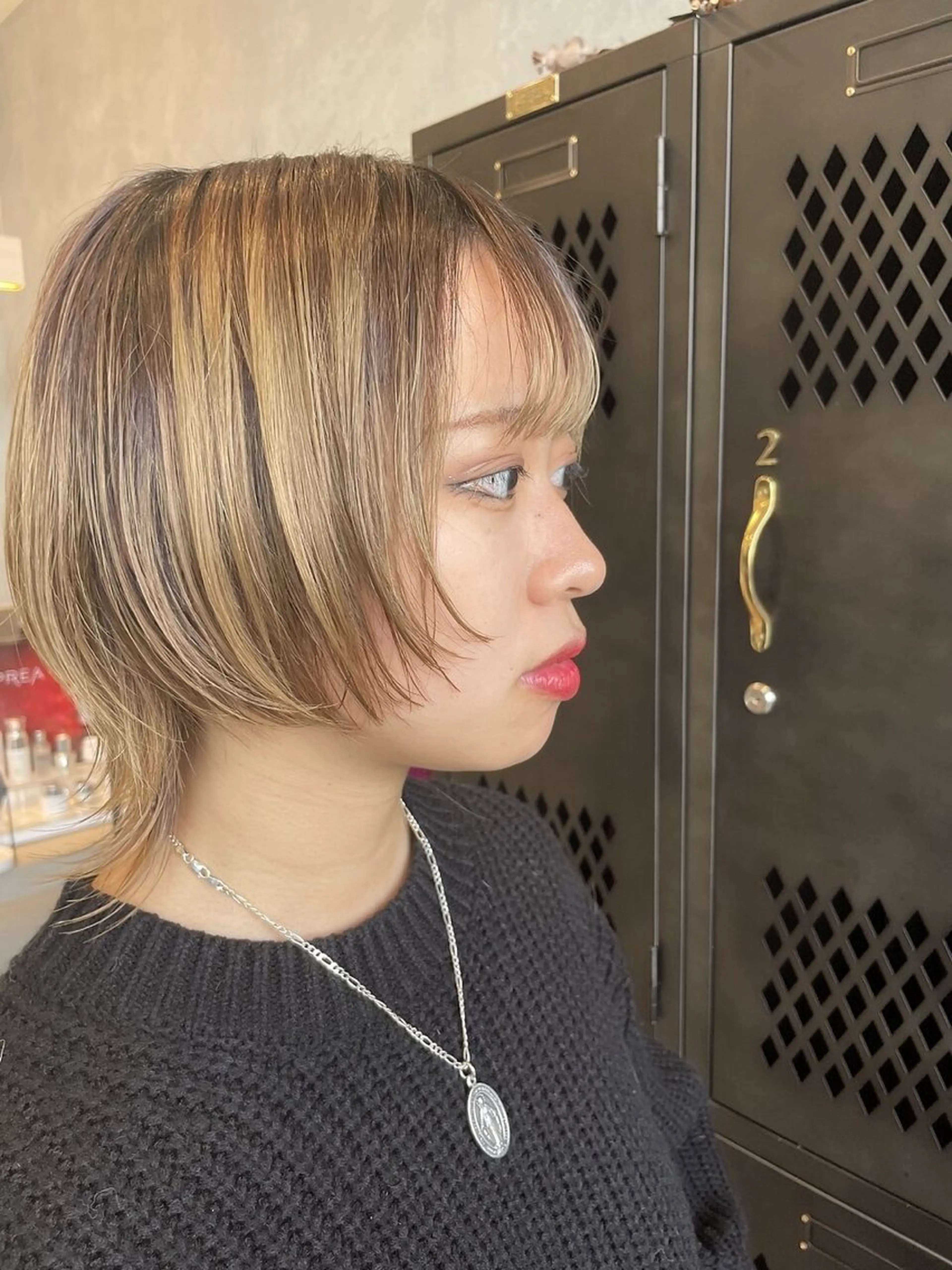 カラー koharu /豊川/Lissのヘアスタイル