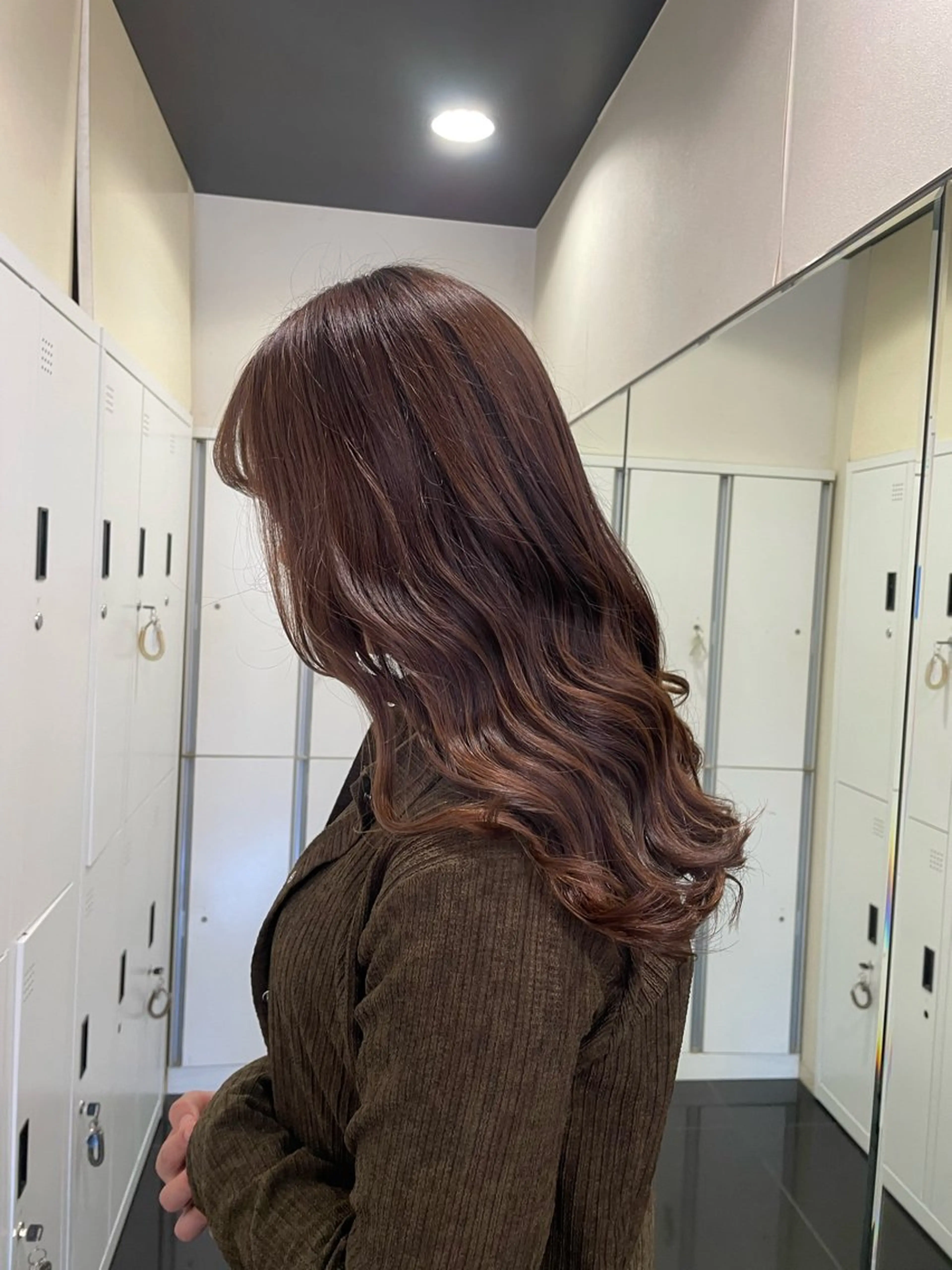 セミロング カラー ヘアカラー トリートメント ハイトーン/パーソナ ルカラー診断・ユキノのヘアスタイル