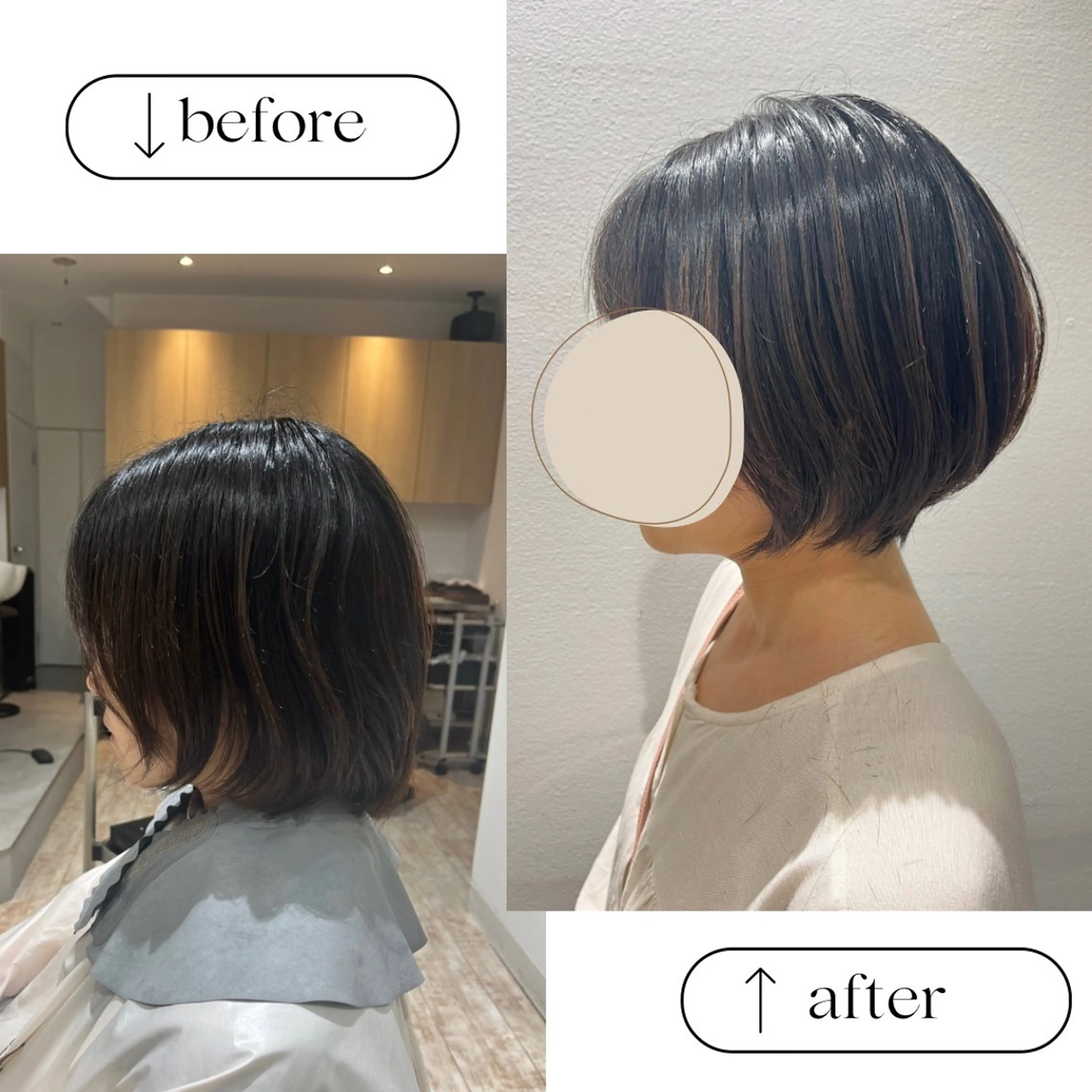 ショート ショートボブ ボブ 似合わせカット ショートヘア 小顔似合わせカット/ レイヤー/mai‪のヘアスタイル