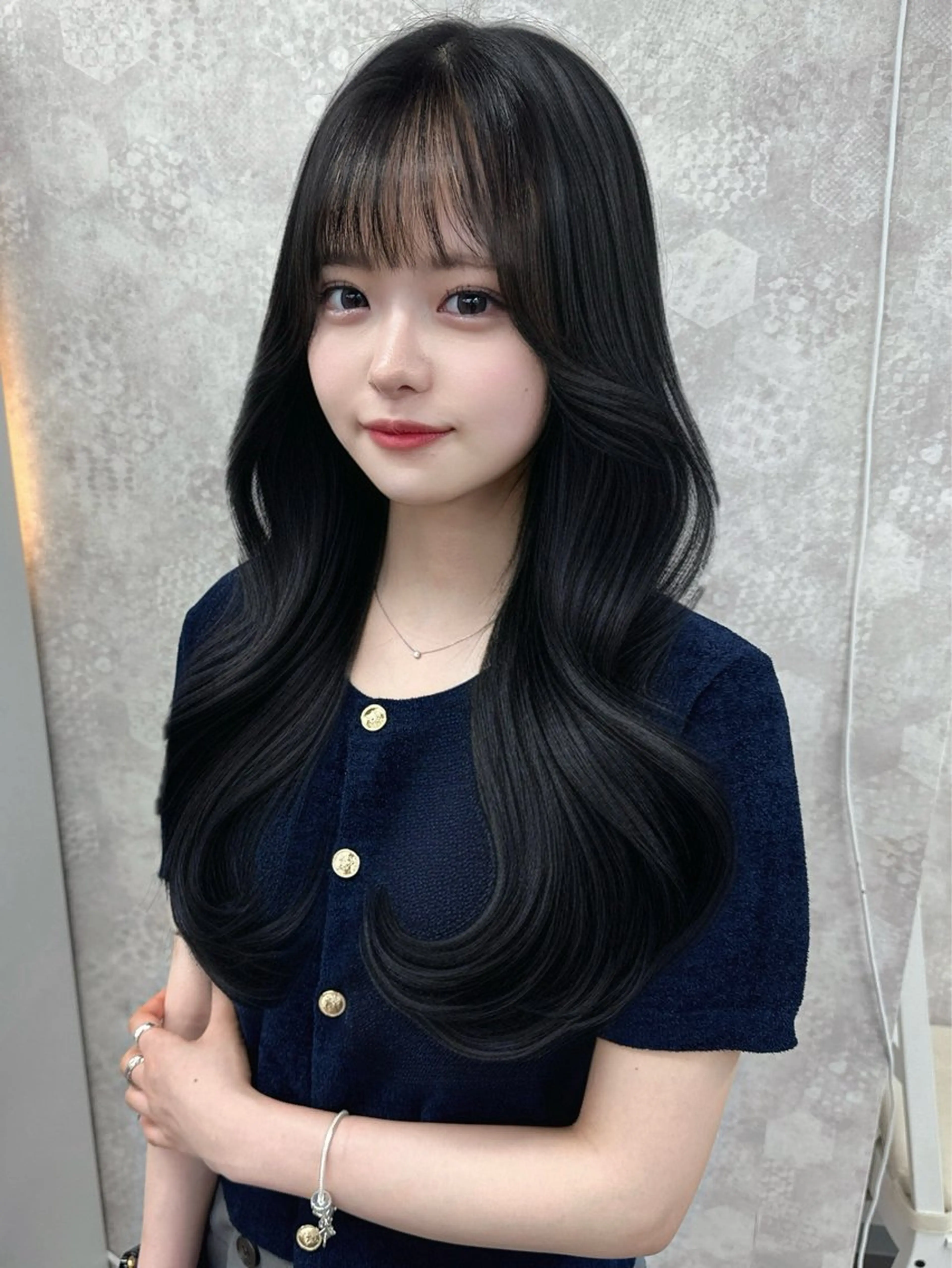 ロング カラー ヘアカラー トリートメント 韓国ヘア特化💍 tiam💍ブリーチのヘアスタイル