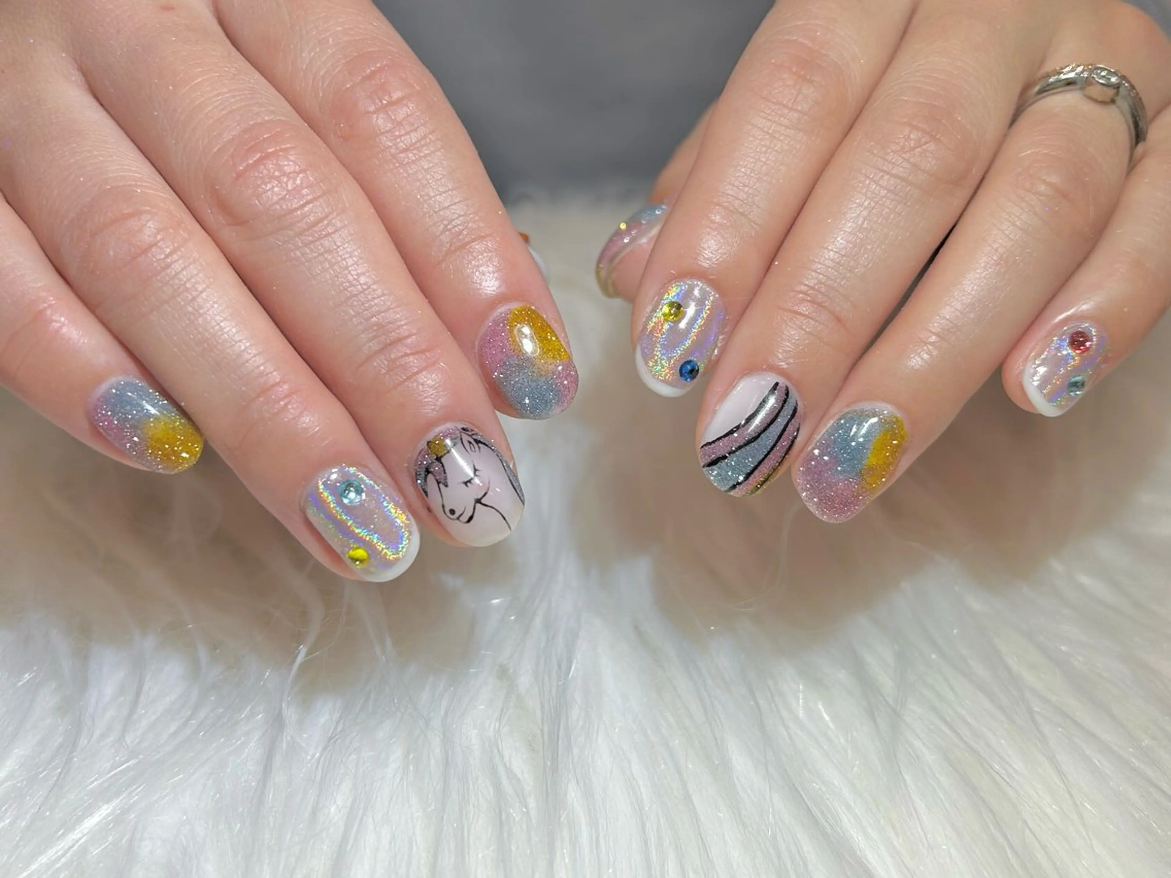 ネイル 前田 萌のネイルデザイン