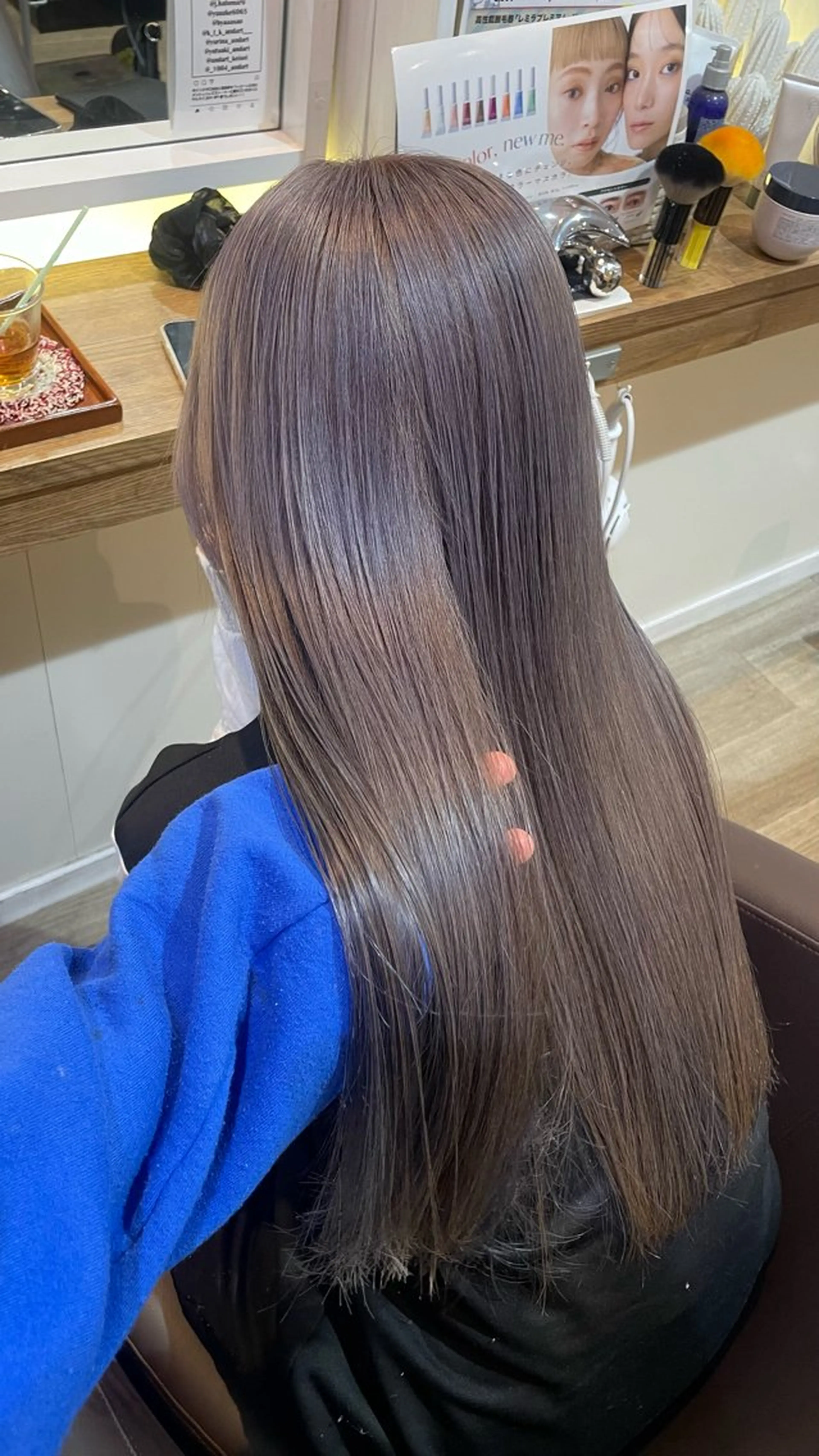 ロング ヘアカラー 🎀ハイトーン/ 艶カラー/夕月🎀のヘアスタイル