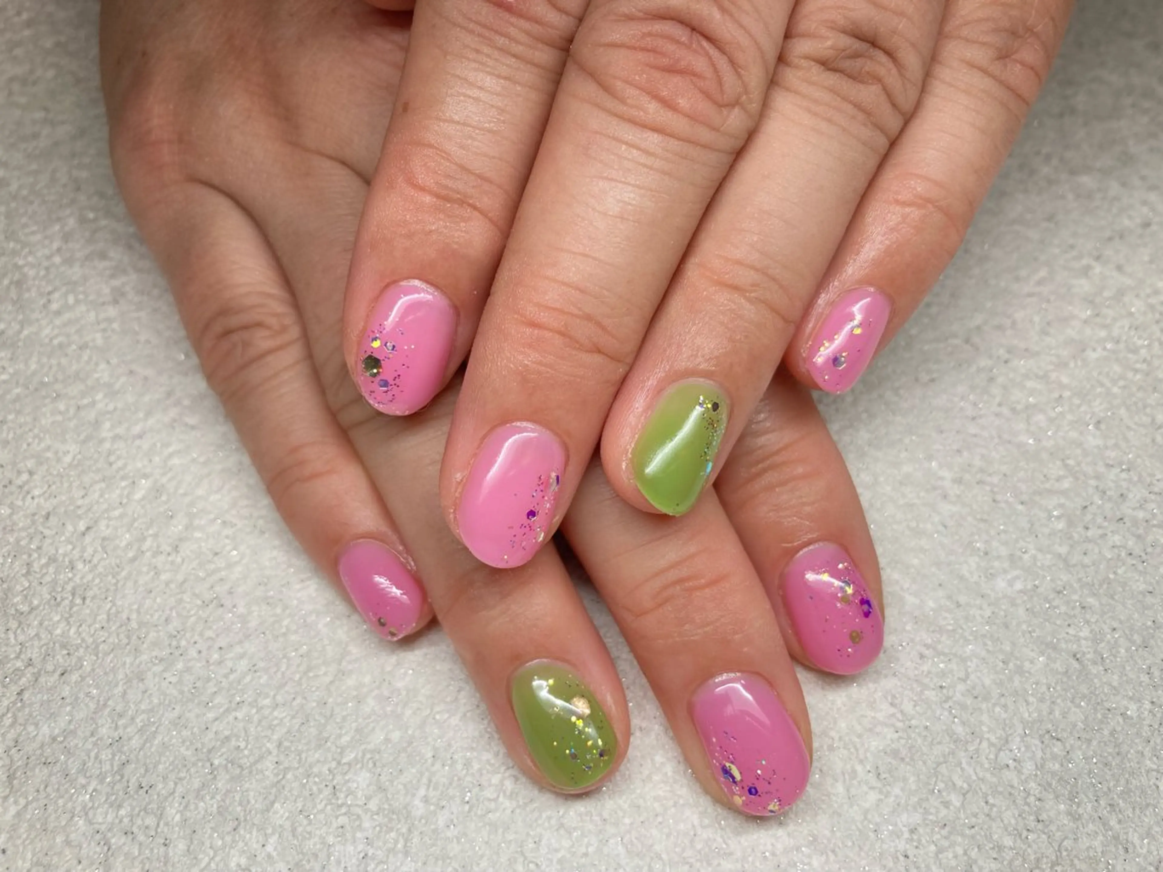 ネイル ラメ(グリッター) Lisa’s Salonのネイルデザイン