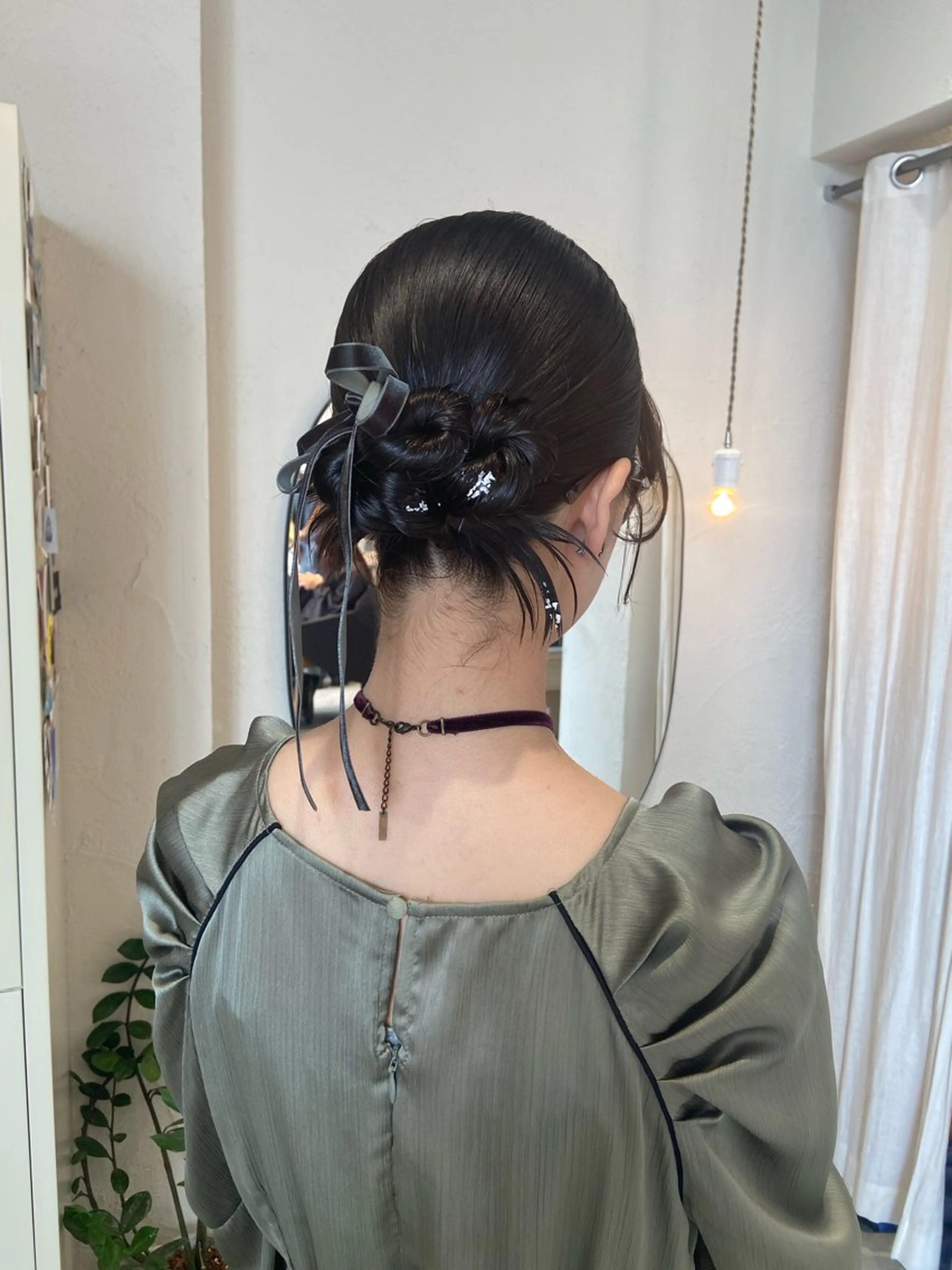 ミディアム ヘアアレンジ ヘアセット 石川 瑠琉のヘアスタイル