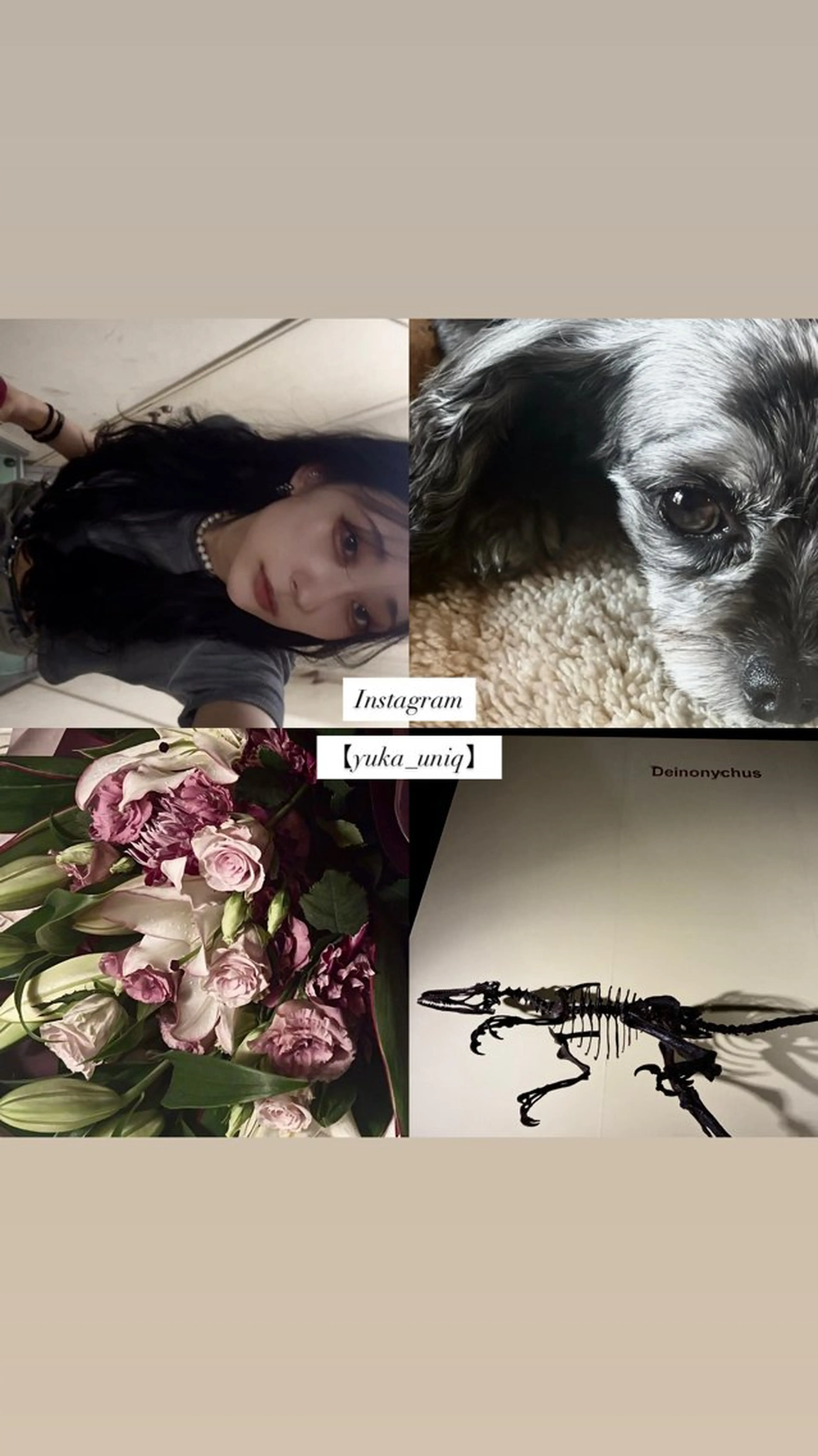 ともざねゆか UniQのヘアスタイル