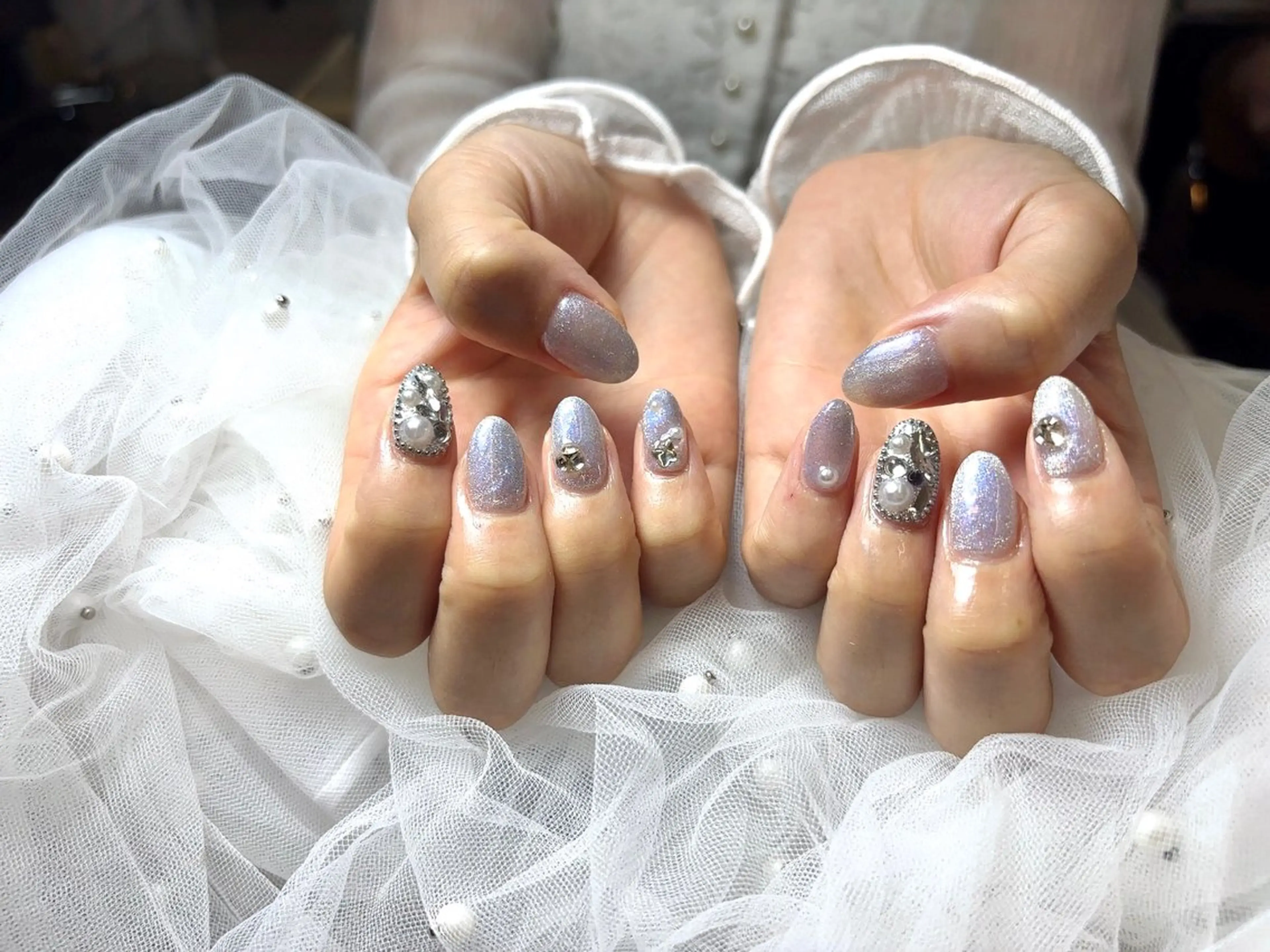 ネイル チークネイル 長さ出し フラッシュネイル フットネイル フレンチネイル Niko nailサロンのネイルデザイン