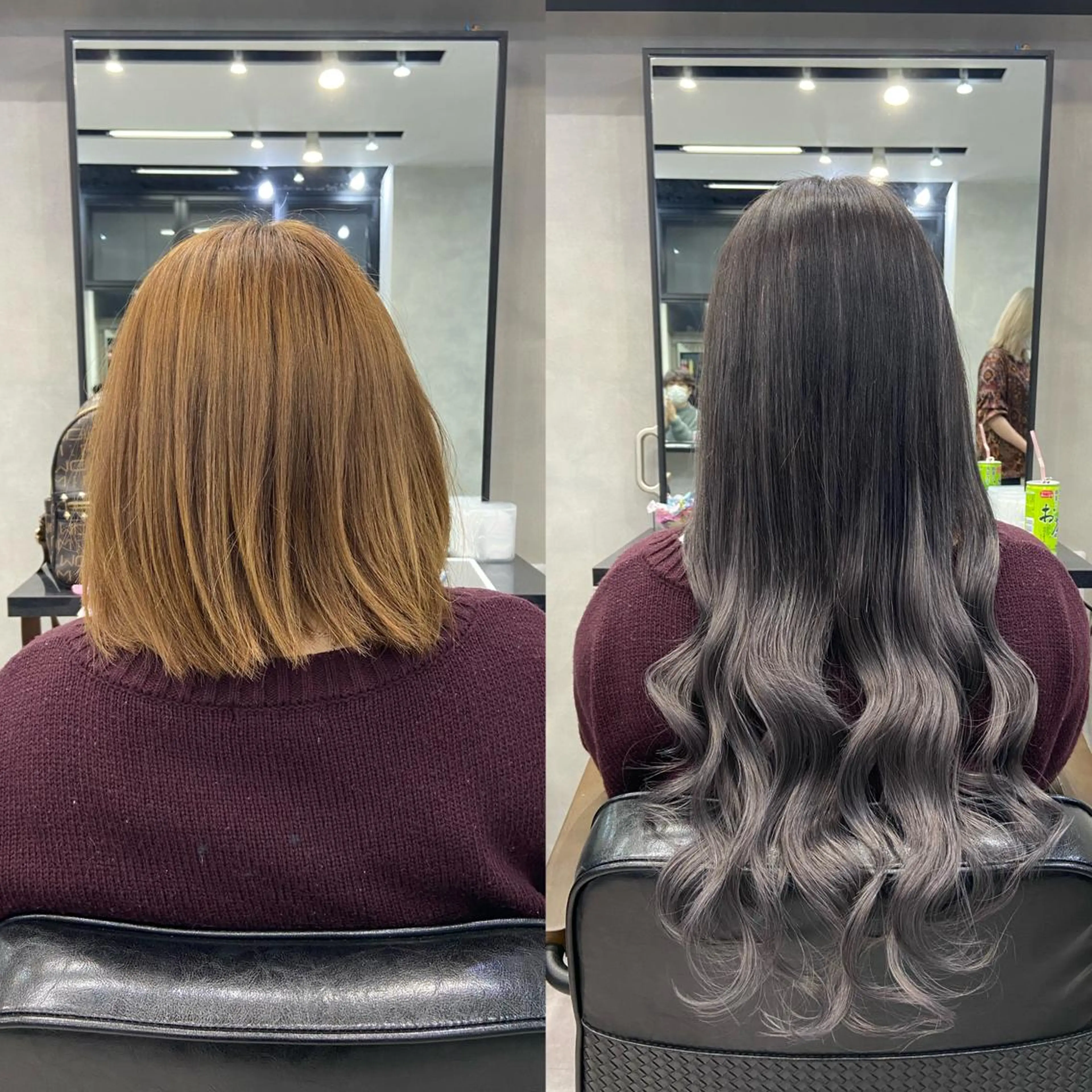 ロング カラー ヘアアレンジ シールエクステ ダブルカラー グラデーションカラー ハイライトカラー インナーカラー ar+ ❤︎ maiのヘアスタイル
