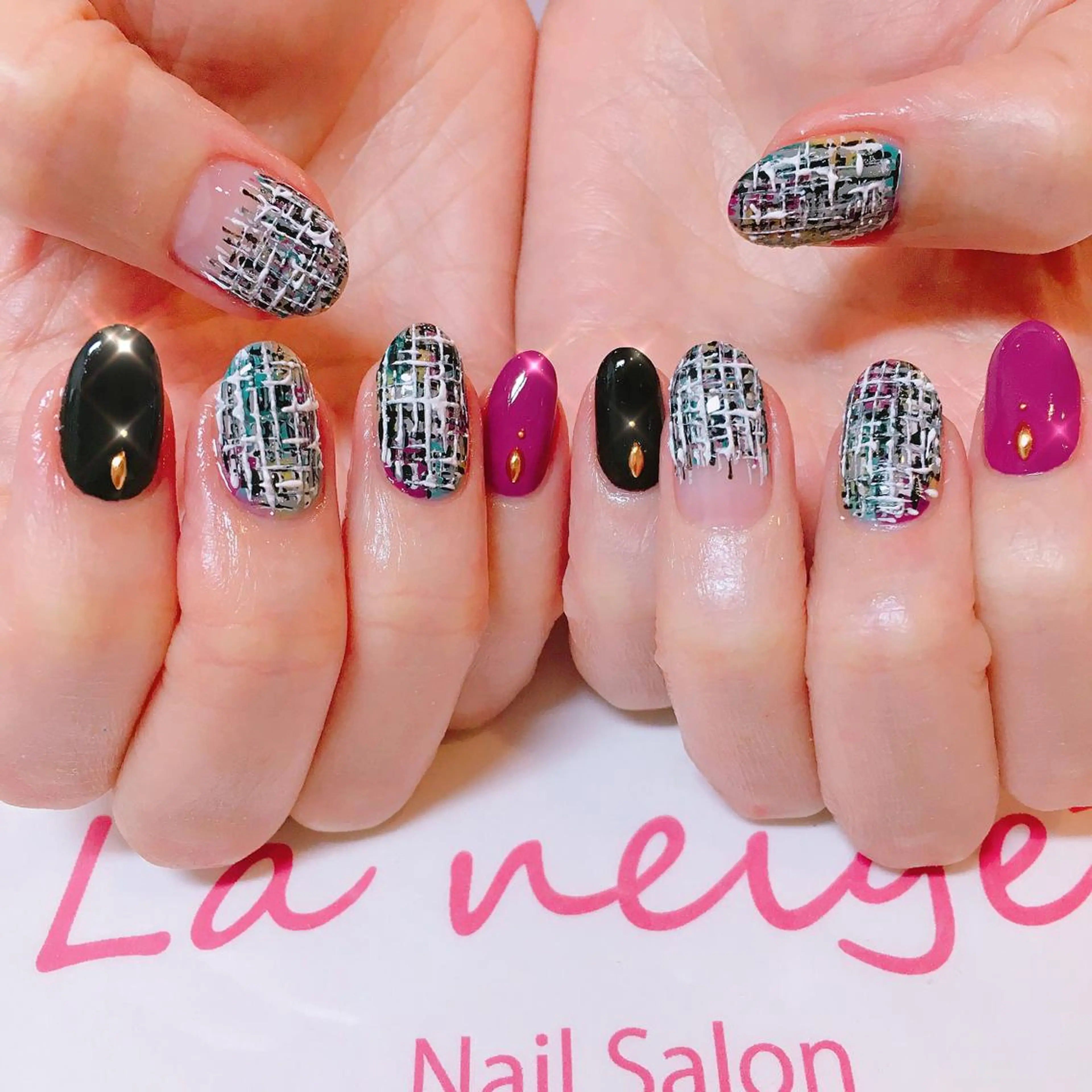 ネイル La neige* yuki 🥯🍑のネイルデザイン