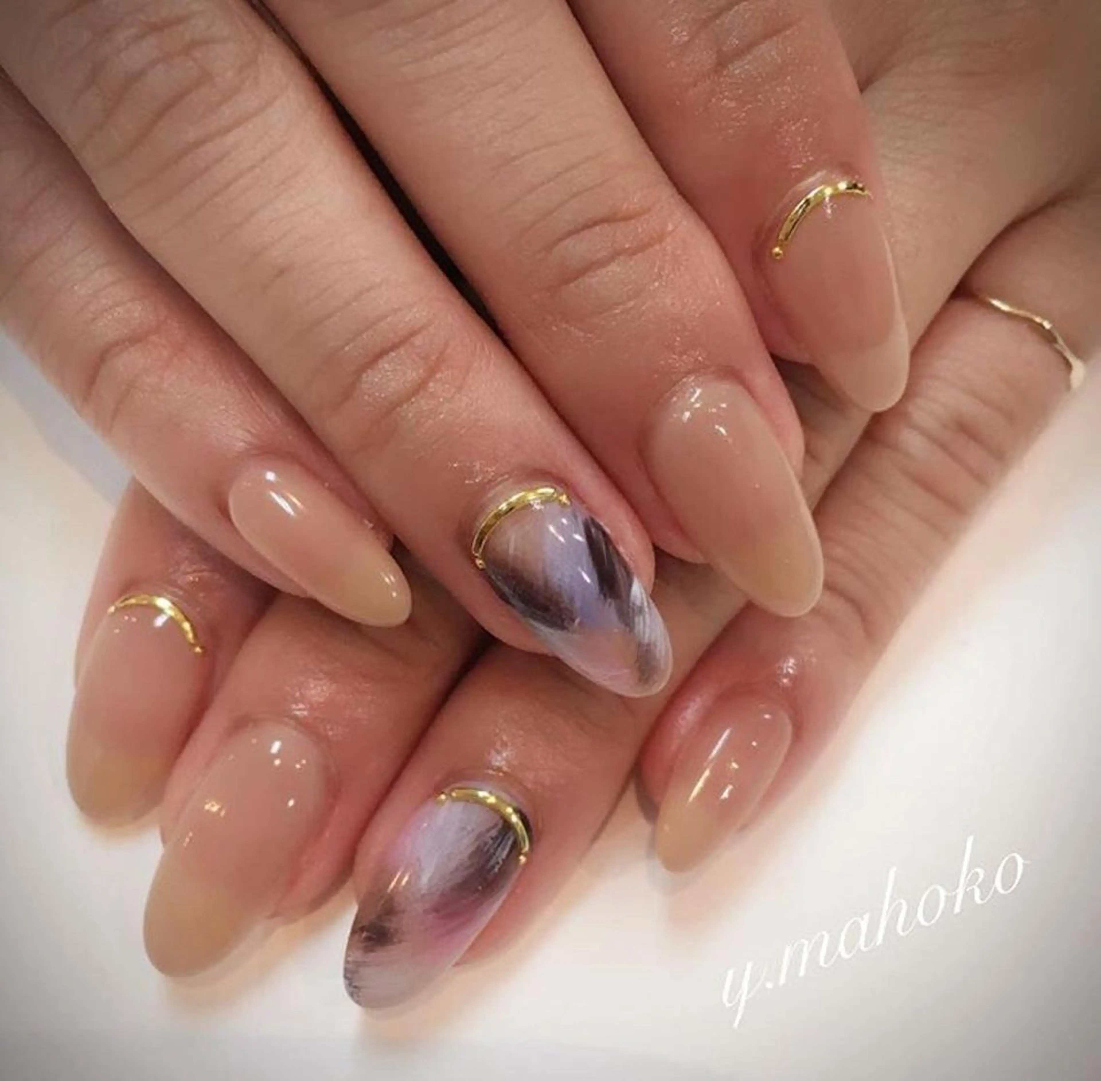 ネイル She nail studio 原宿所属・パラジェル有/ スカルプ/mahoのネイルデザイン