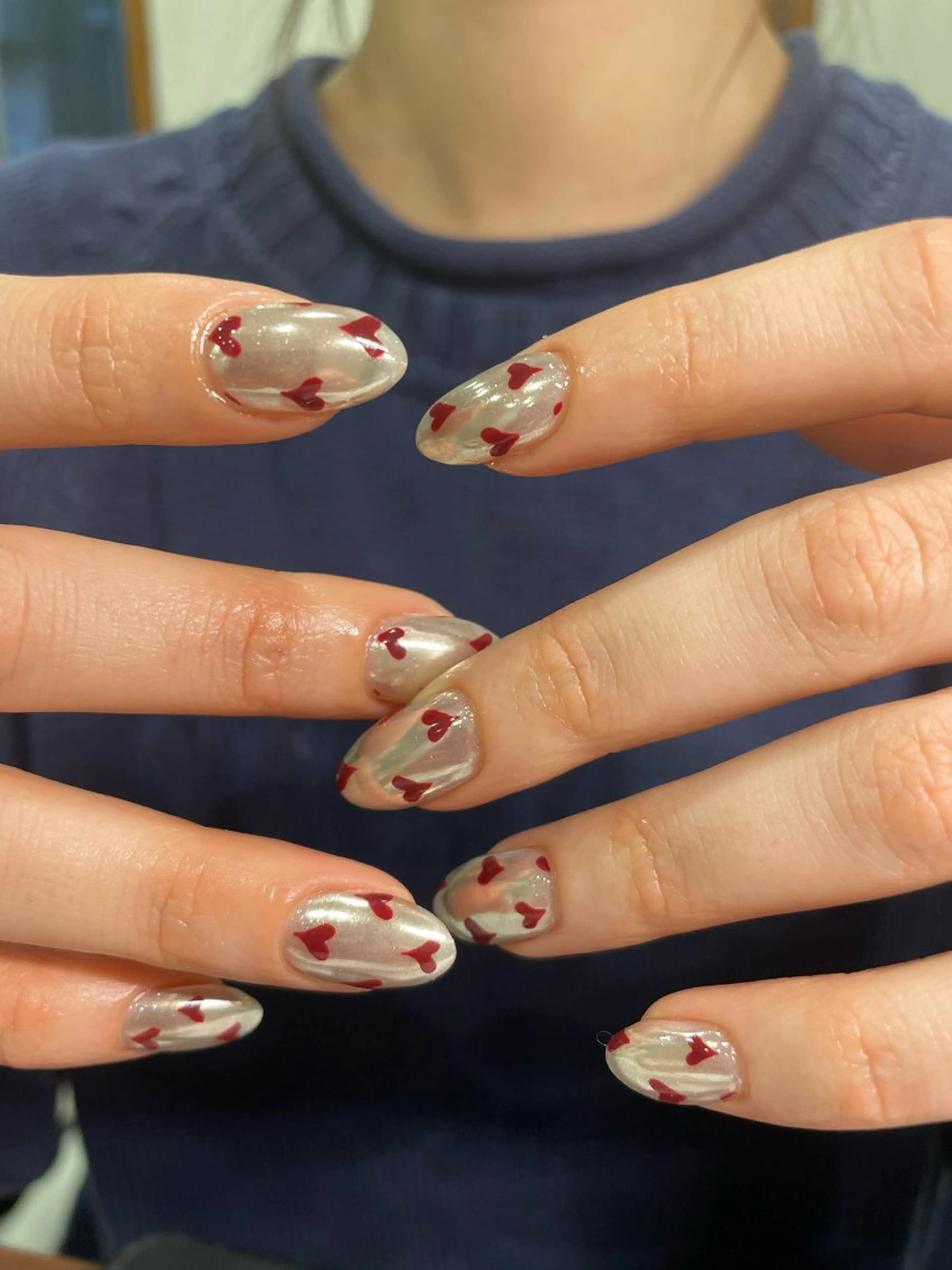 ネイル ミラーネイル ハンドネイル Ricnail☾ ayanoのネイルデザイン