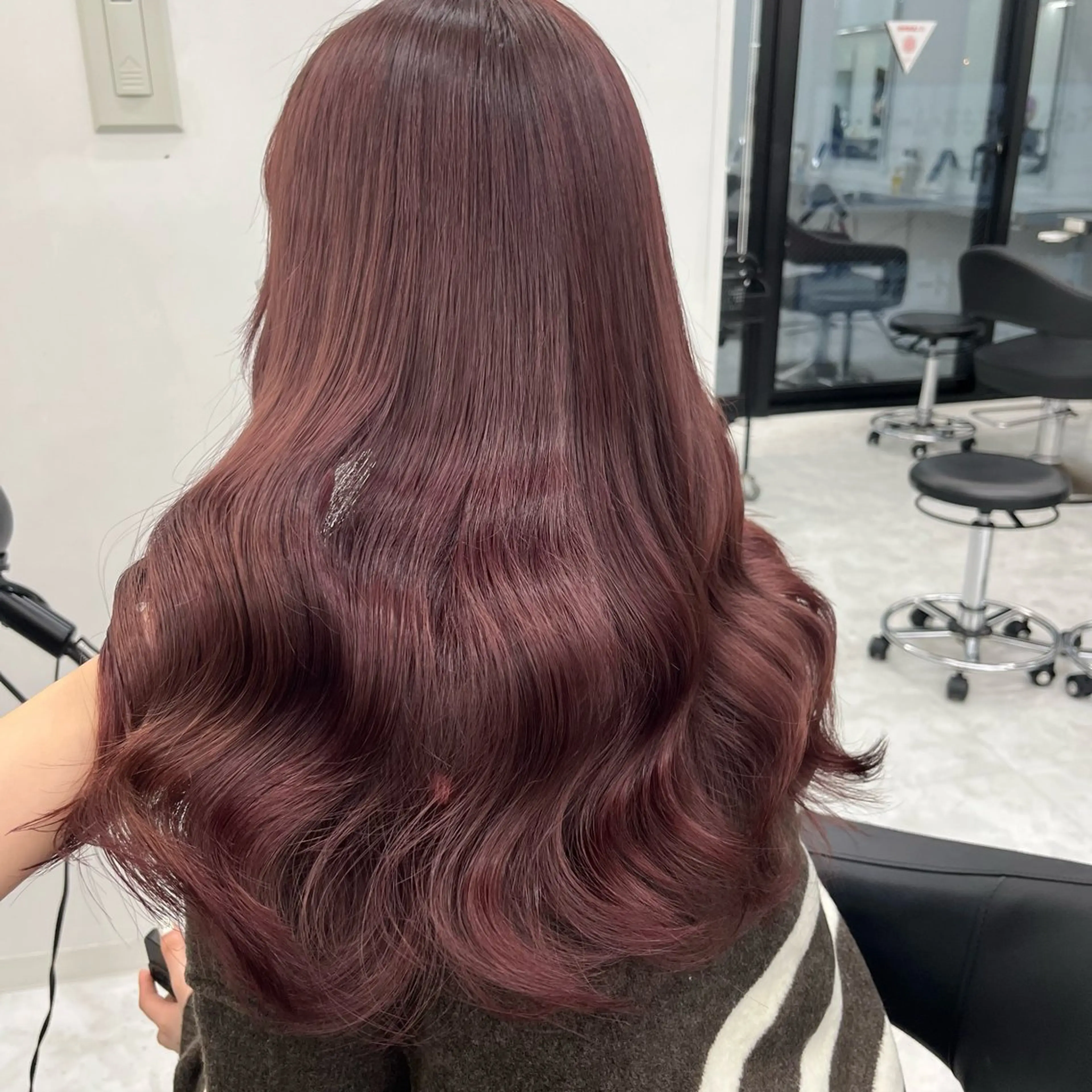 ロング カラー ヘアアレンジ ヘアカラー ヘアセット 🫧‪🎀うる艶暖色 🏹Nanako🎀のヘアスタイル