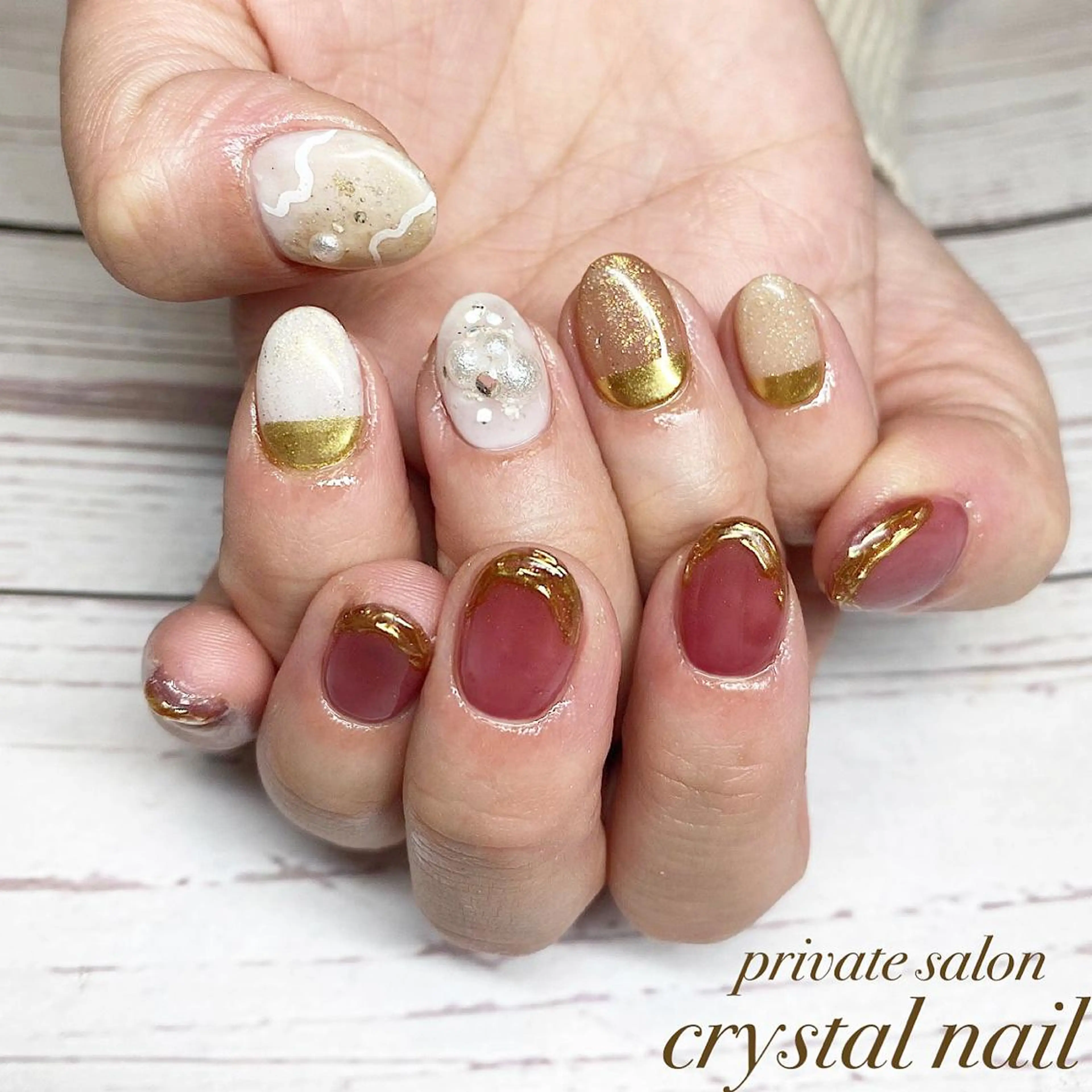 ネイル Crystal Nailのネイルデザイン