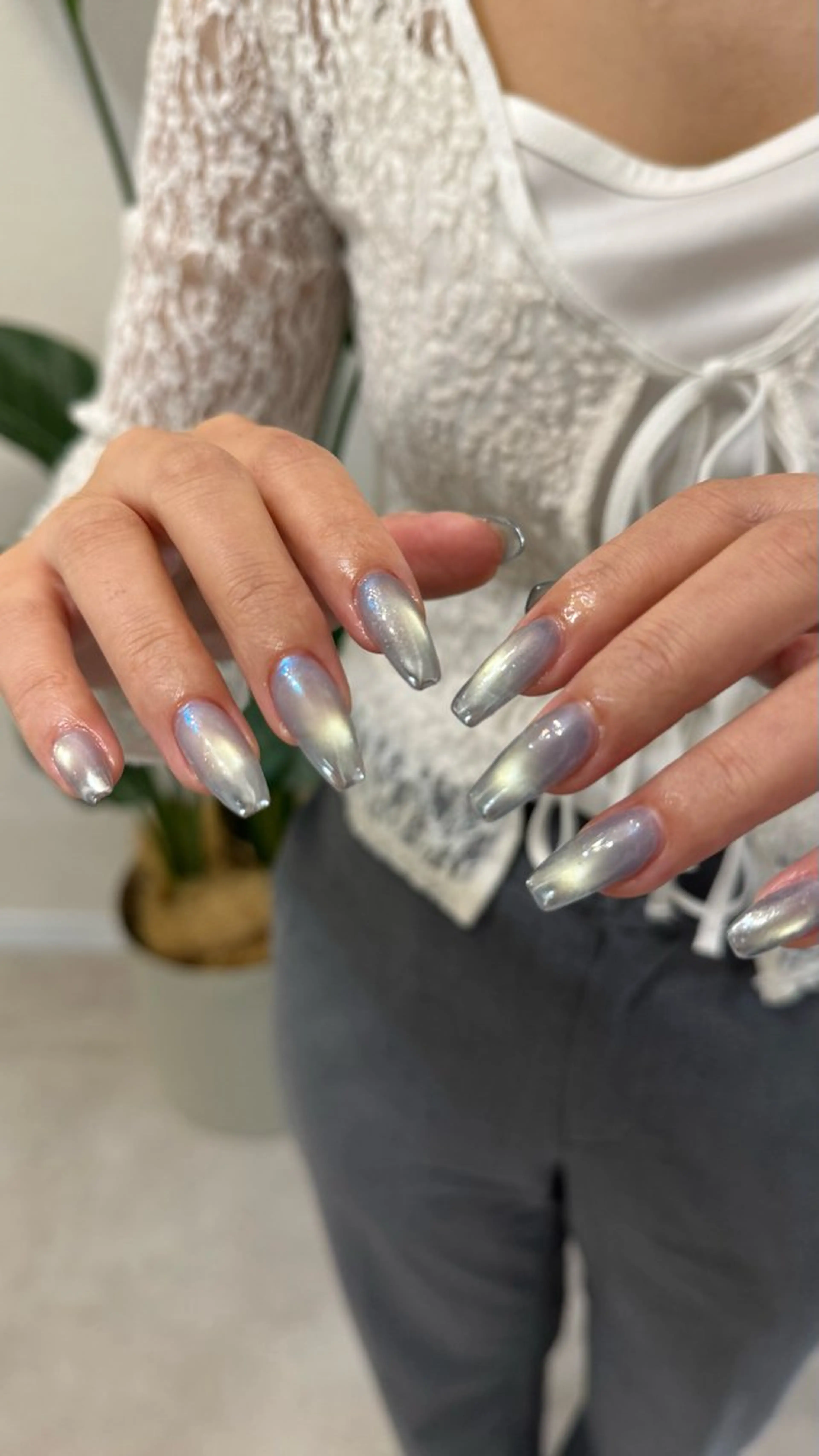 ネイル マグネットネイル ハンドネイル Nail Salon enn所属・🫧RISA🫧 énn |四条烏丸のネイルデザイン