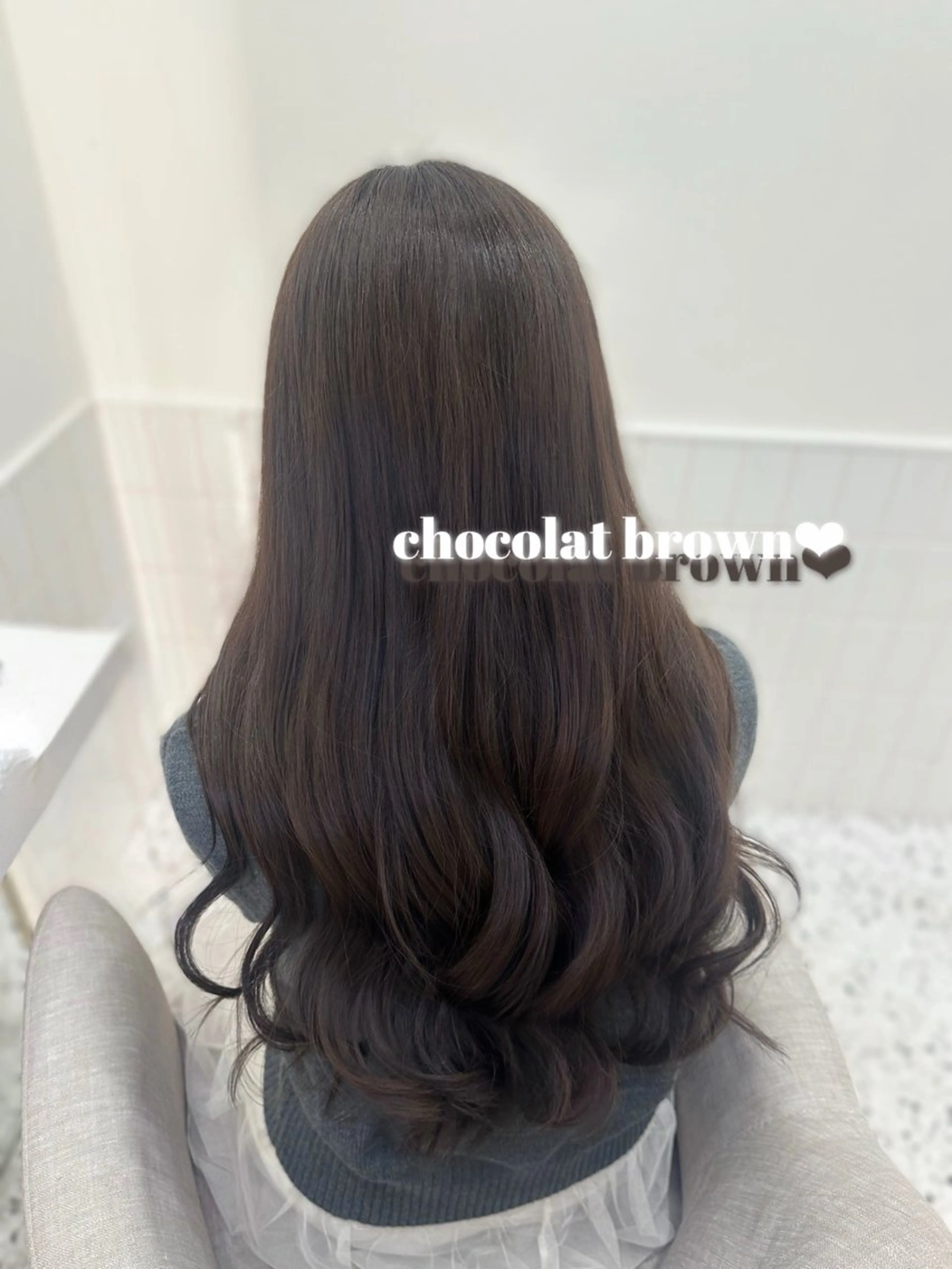 ロング カラー ヘアカラー 🎀ちゃんりお🎀 /ブラウン/透明感のヘアスタイル