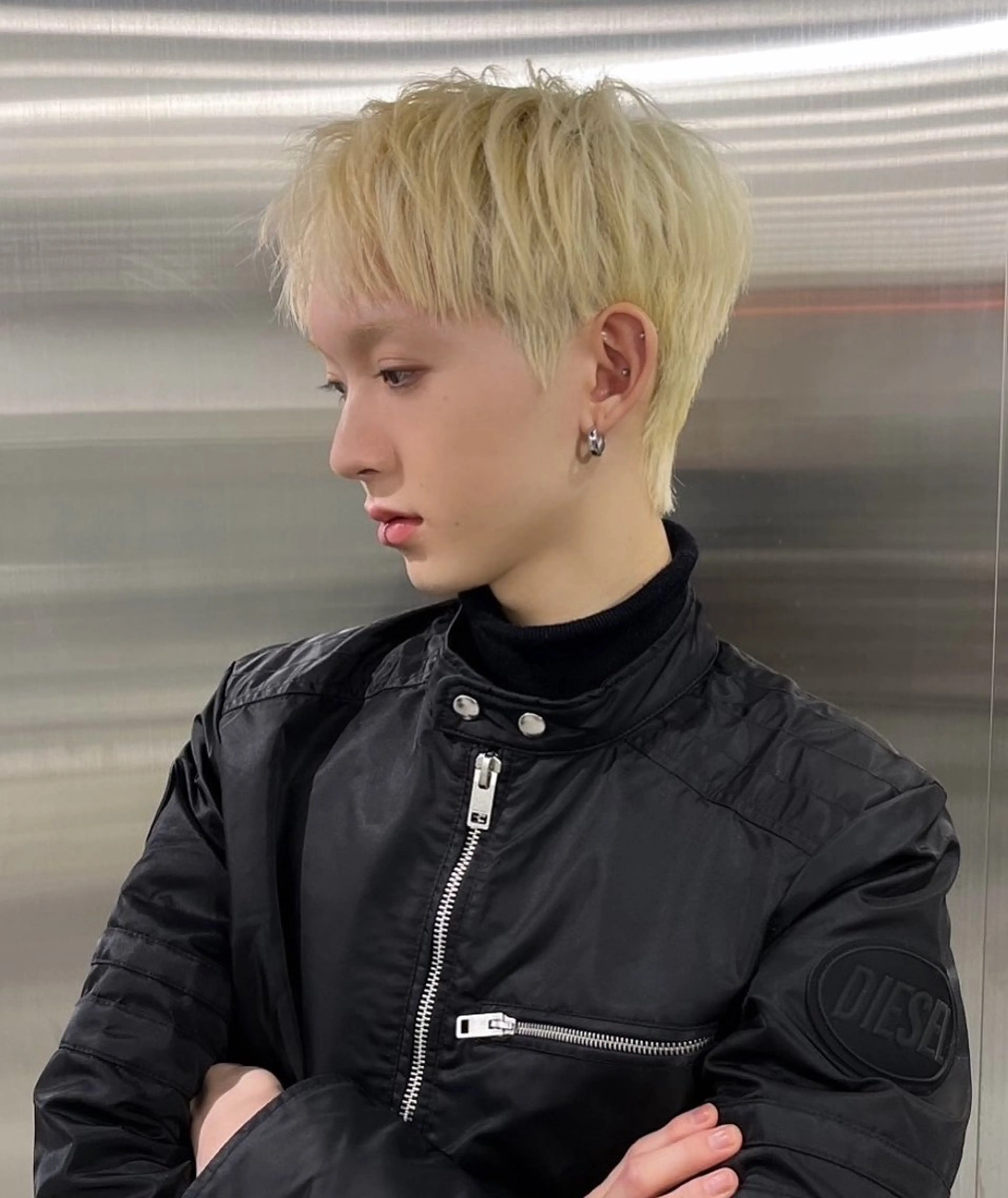 ショート カラー メンズ カット 冬っぽカラー/ マツエク/ゆきなのマツエク・マツパデザイン