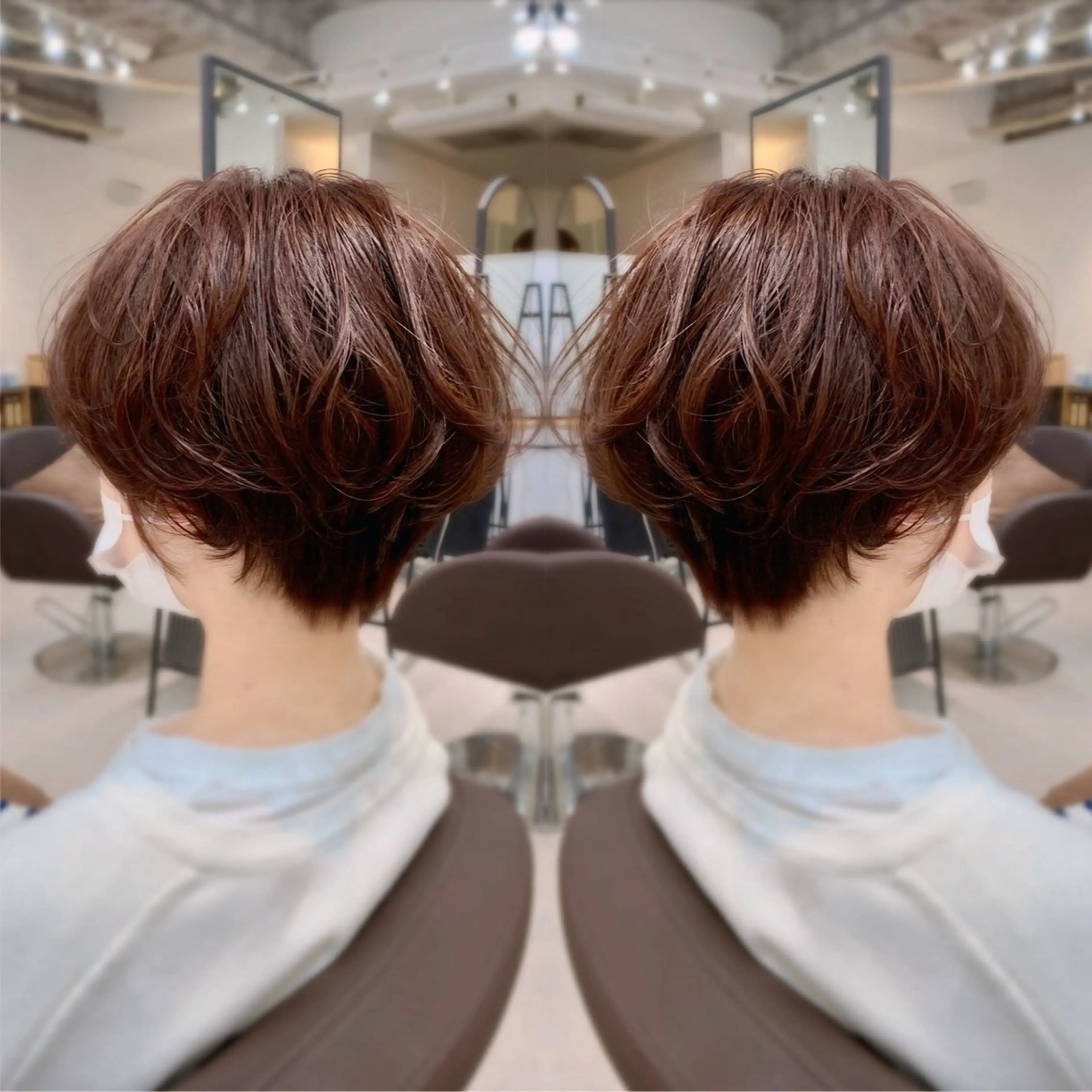 ショート カラー カット ヘアカラー トリートメント 前田 健太のヘアスタイル