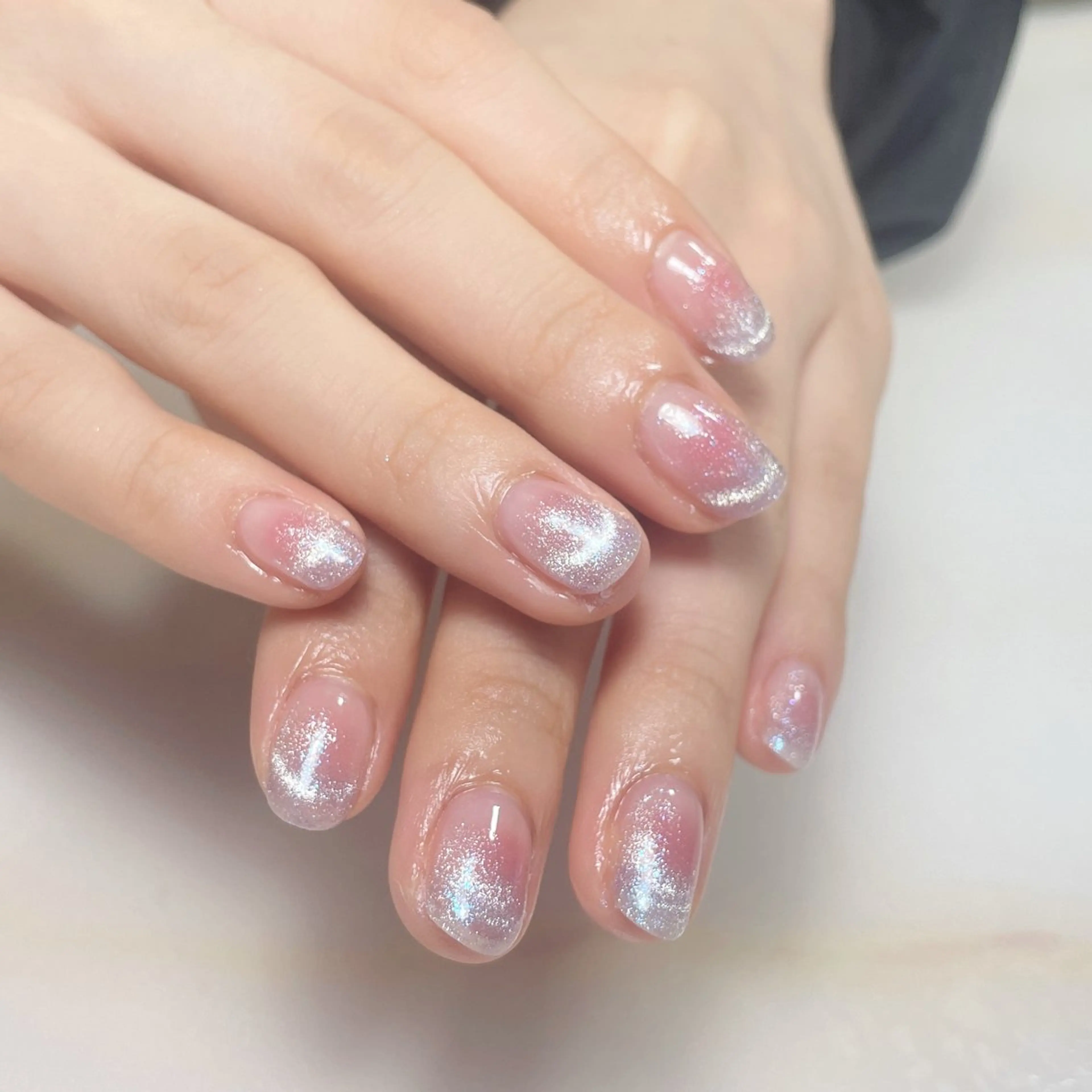 ネイル アートネイル フレンチネイル ジェルネイル グラデーション 韓国ネイル ハンドネイル 久保田 マリコのネイルデザイン