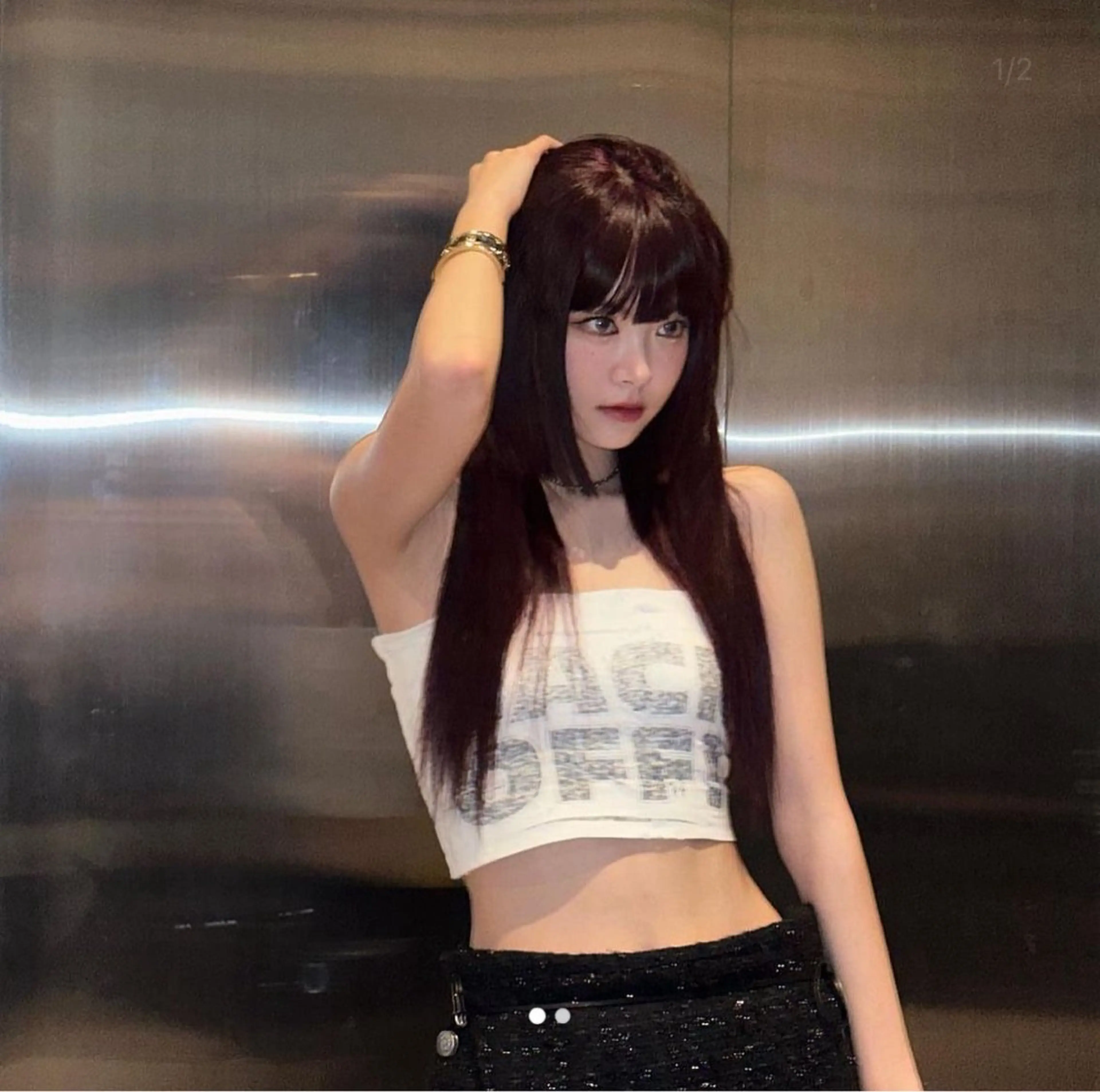 ロング カラー ラベンダーカラー ピンクカラー レッドカラー ローズカラー 髪質改善 miuru/網紅ヘア 🇨🇳レイヤーのヘアスタイル