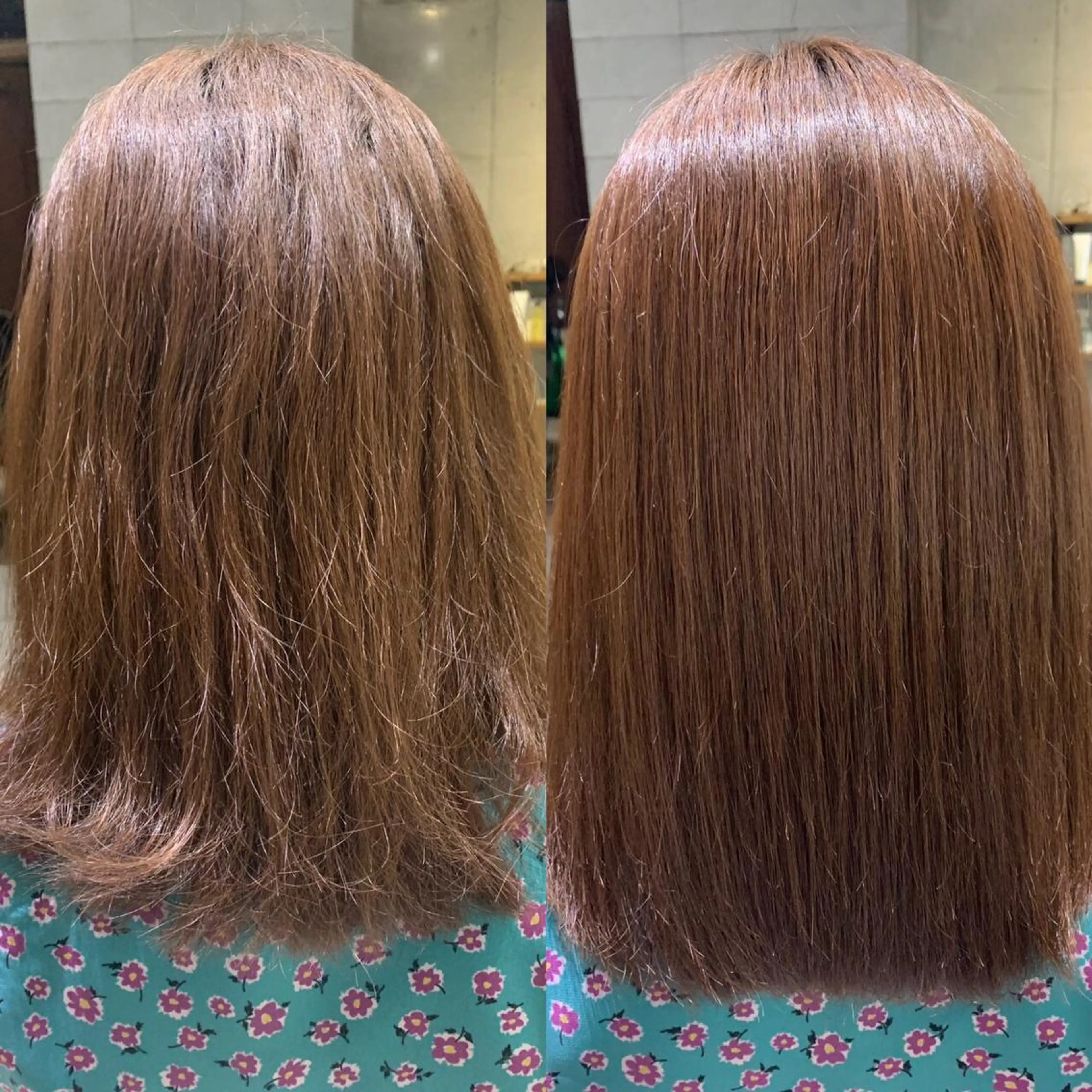 セミロング カット ヘアカラー 縮毛矯正 トリートメント edge.所属・くまがい みゆ【edge.】のヘアスタイル