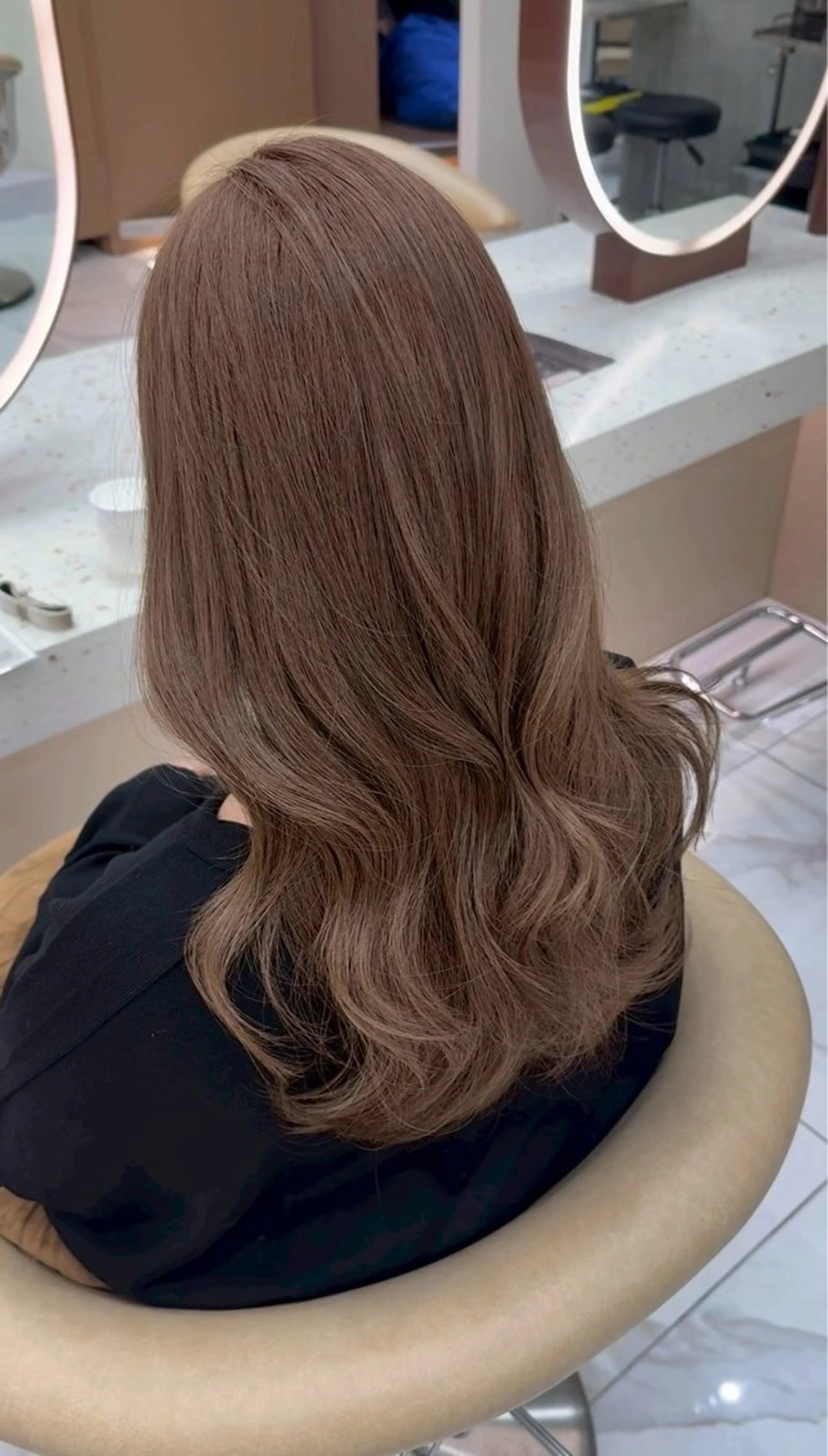 カラー ヘアカラー トリートメント 松沢州途/レイヤー/ 透明感カラーのヘアスタイル