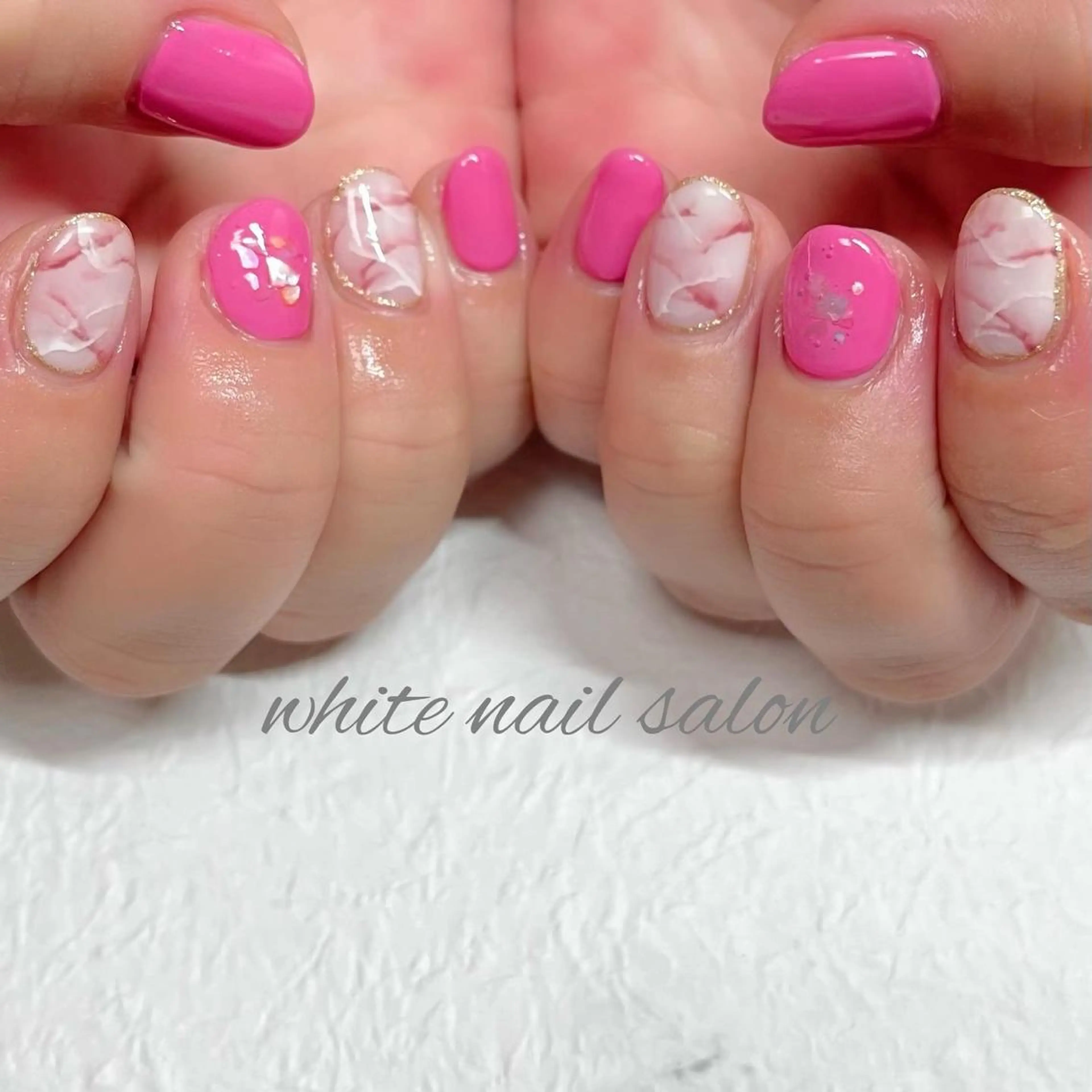 ネイル フットネイル ジェルネイル ハードジェル ラメ(グリッター) 持ち込み ハンドネイル white nail salonのネイルデザイン