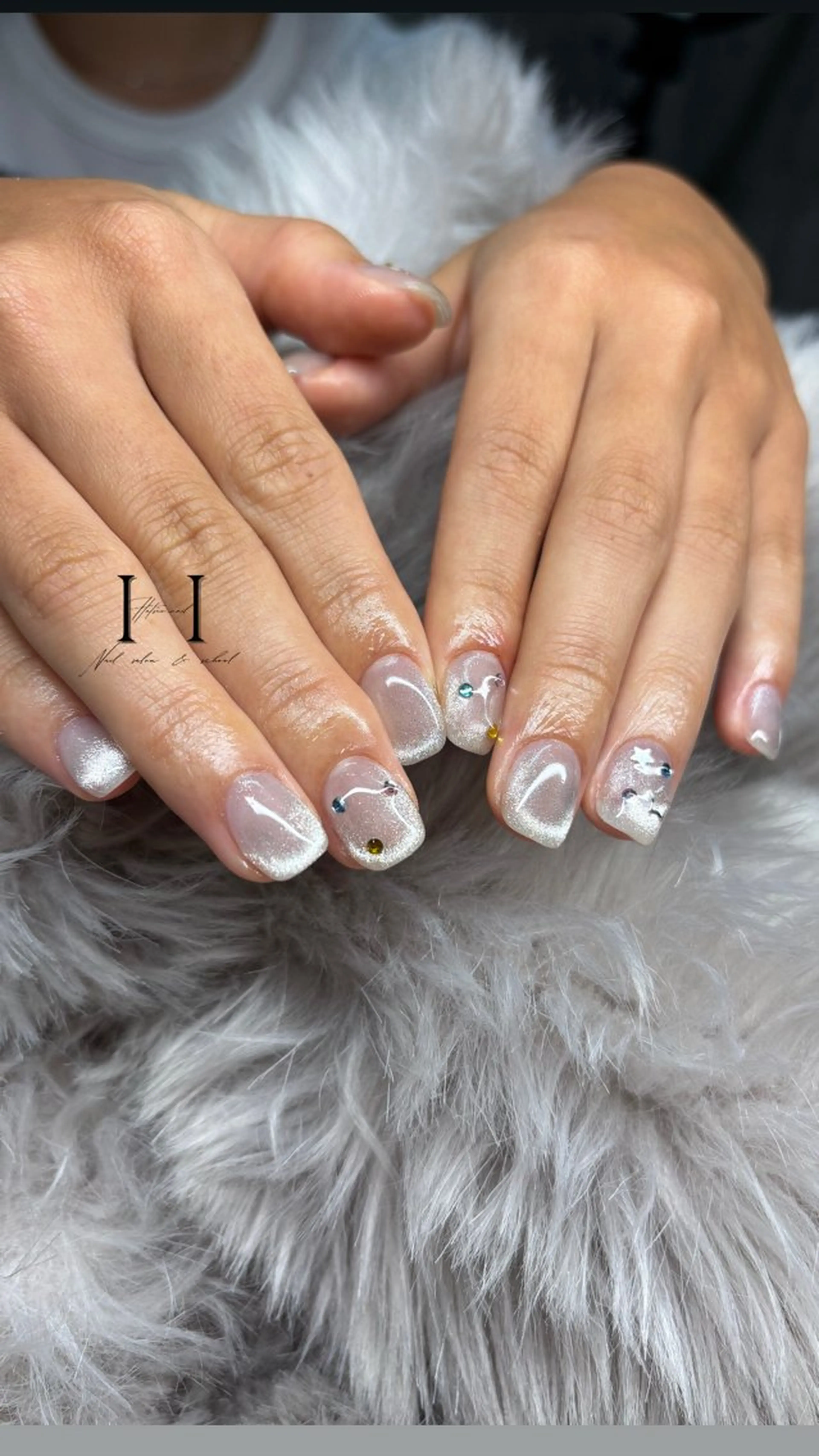 ネイル マグネットネイル ハンドネイル Hatsuu nail所属・HatsuuNail salonアリスのネイルデザイン