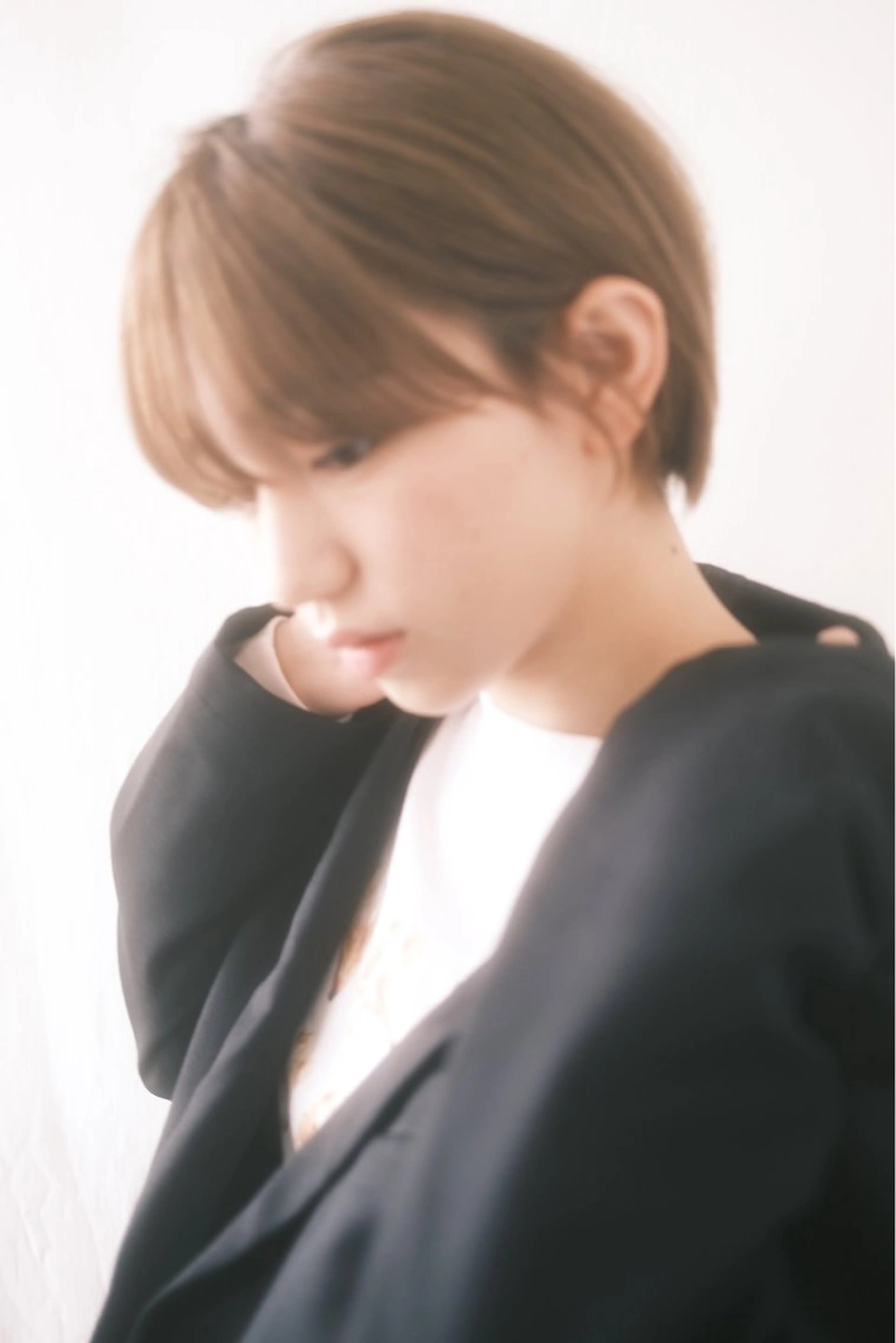 ショート カラー 切りっぱなしボブ ショートボブ 丸みショート ボブ タンバルモリ カット ヘアカラー トリートメント ショートボブ縮毛矯正 髪質改善のプロ山道潤のヘアスタイル