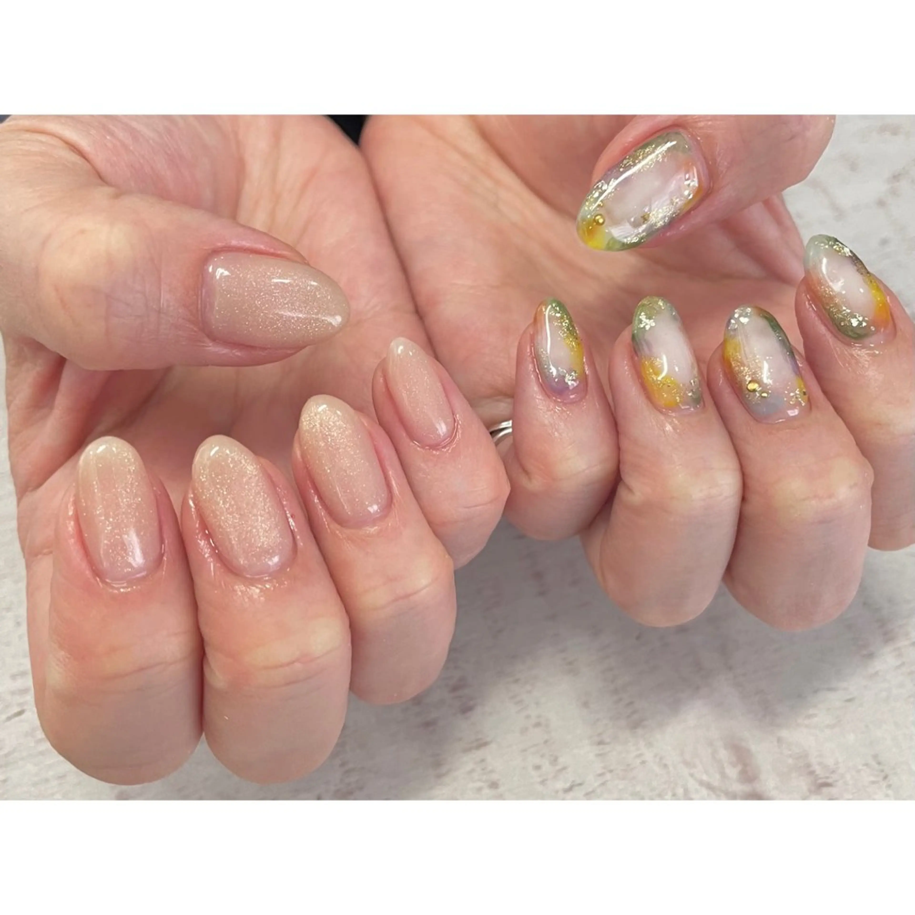 ネイル 𖡼 yumenoのネイルデザイン